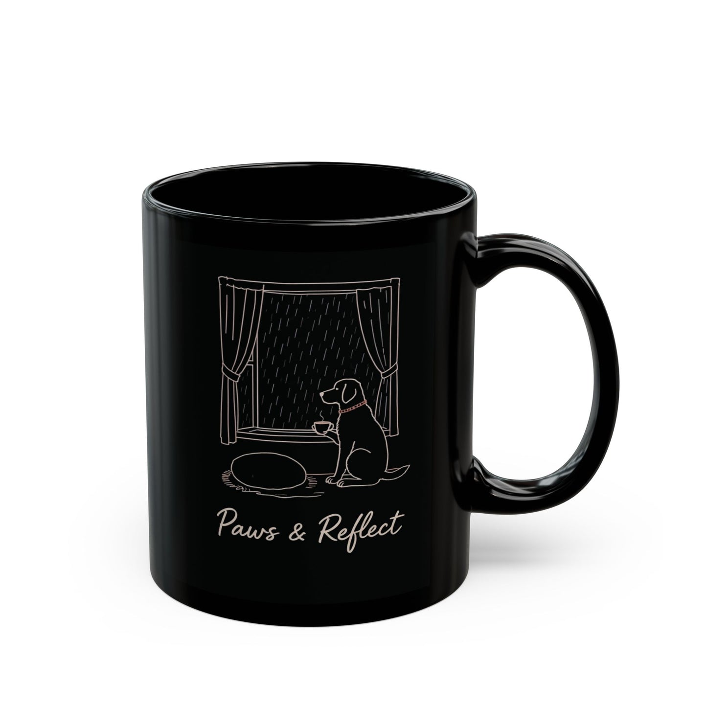 Paws & Reflect — Cozy Rainy Day Dog Mug