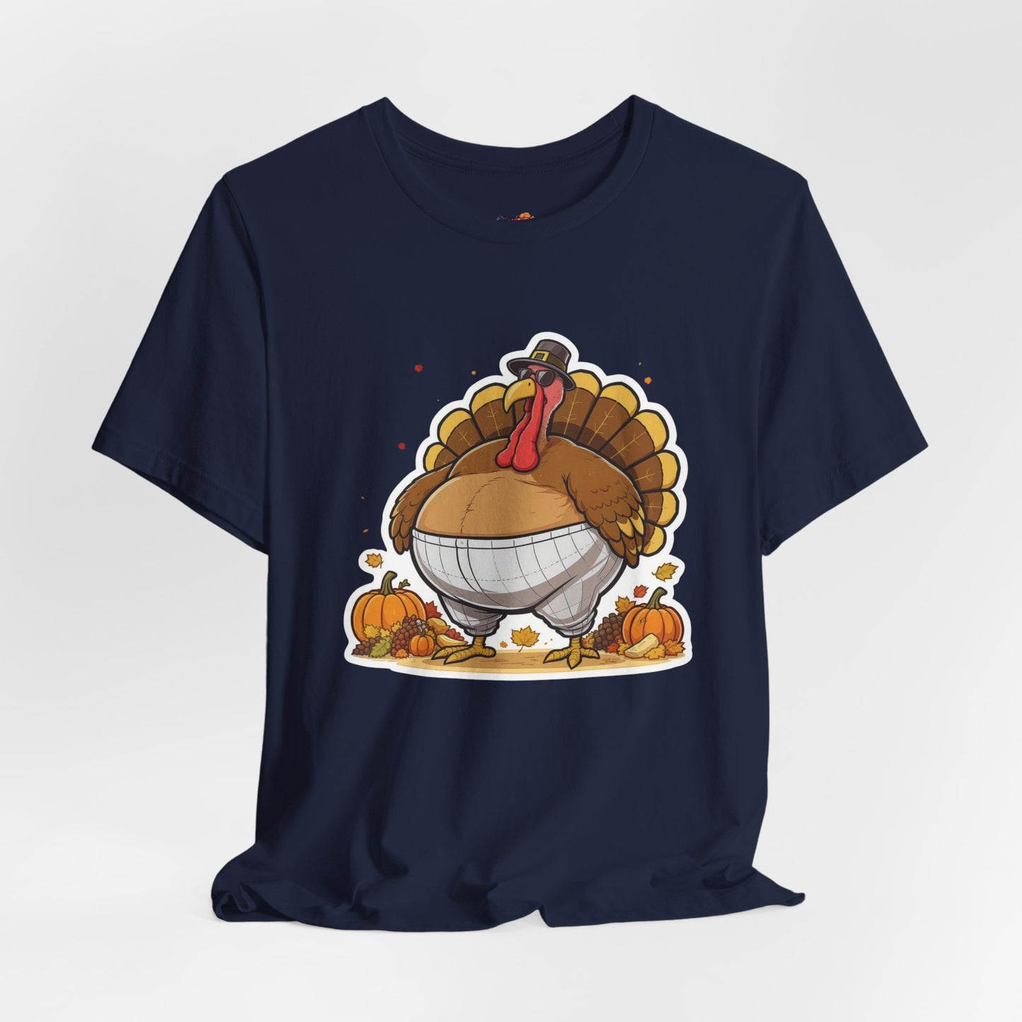 Gobble ‘Til You Wobble Tee – Funny Thanksgiving Turkey Shirt