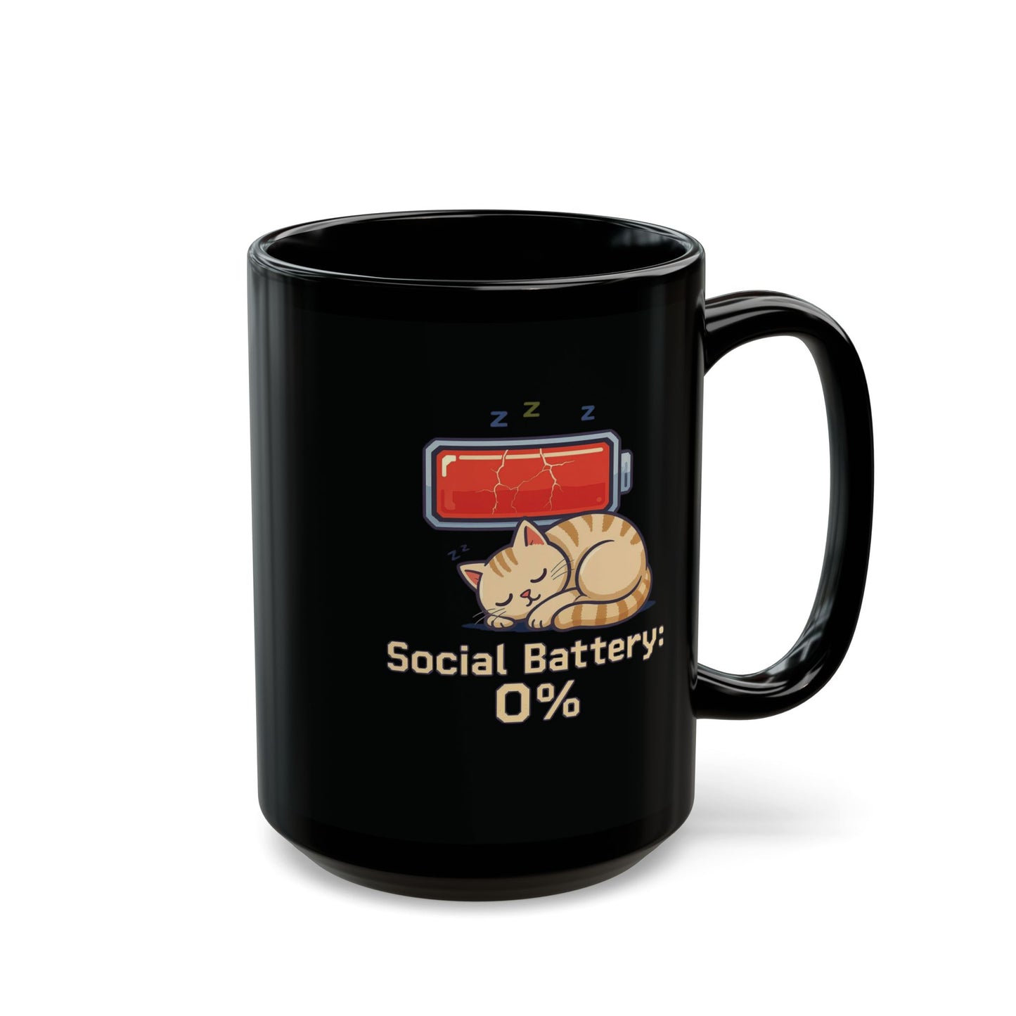Social Battery: 0% Mug
