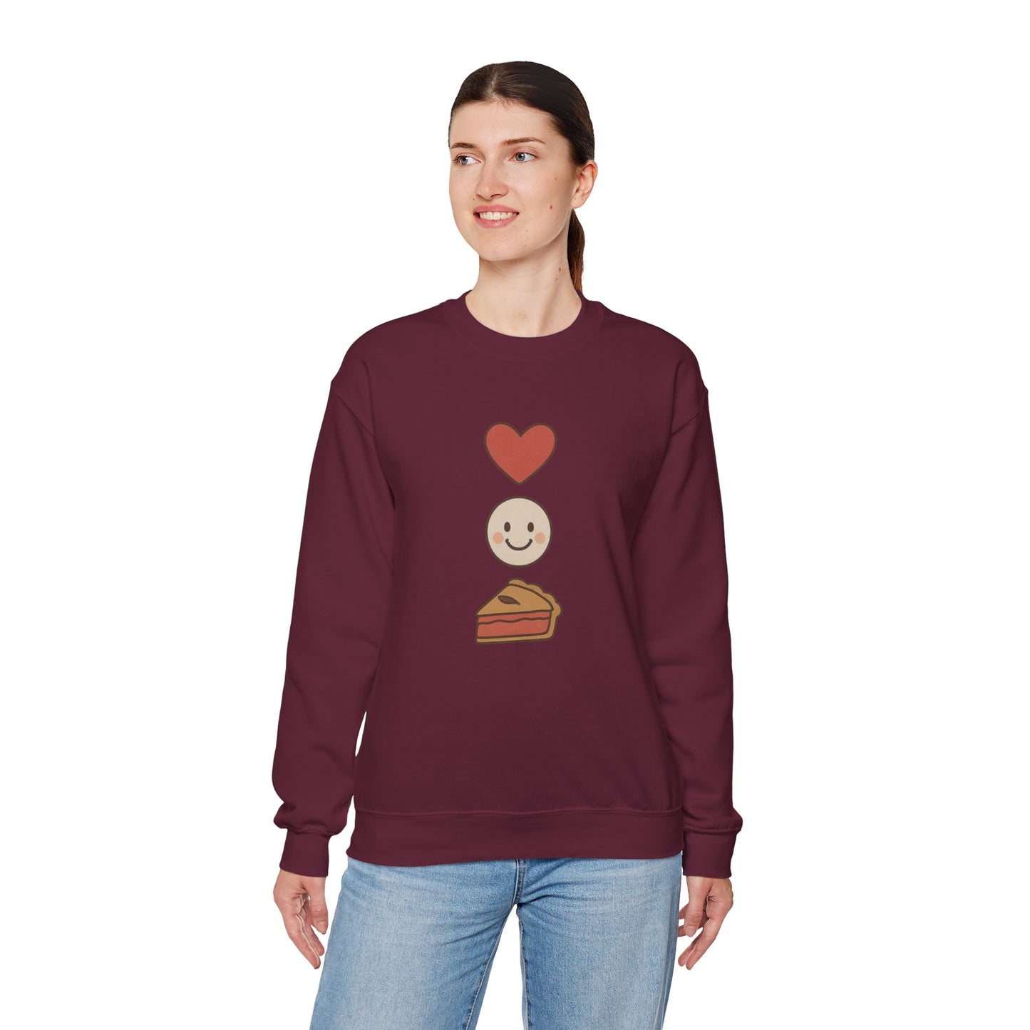 Thankful, Grateful, Stuffed Sweatshirt – Cozy Modern Thanksgiving Sweater