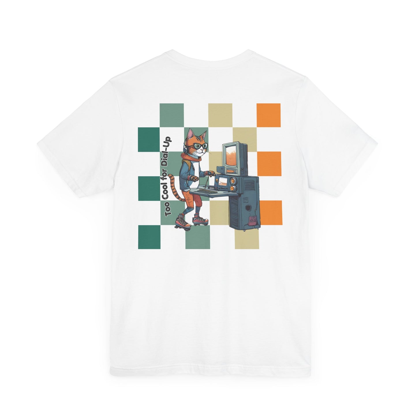 Cyber Skater Cat Tee