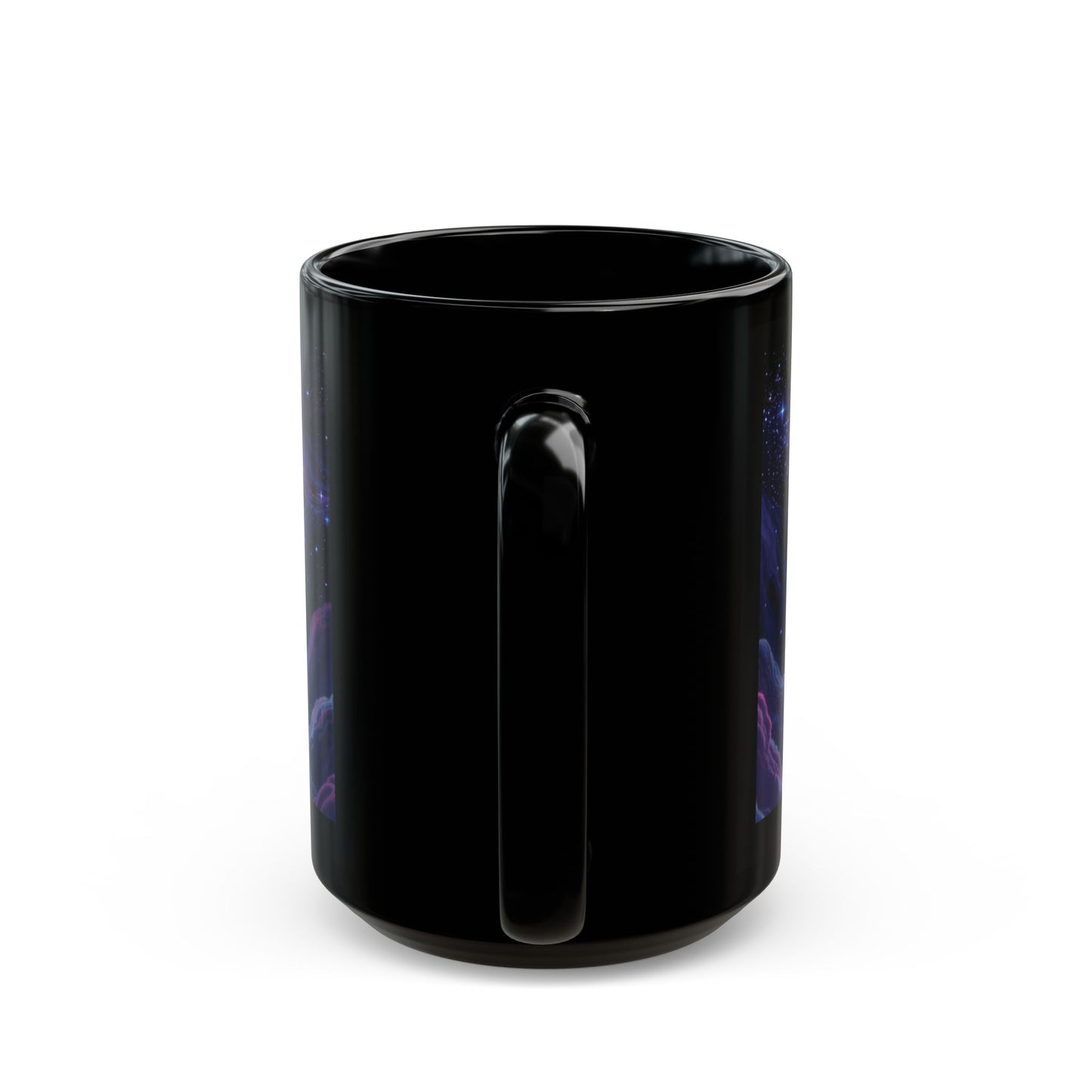 Psychedelic Cosmic Wolf Mug