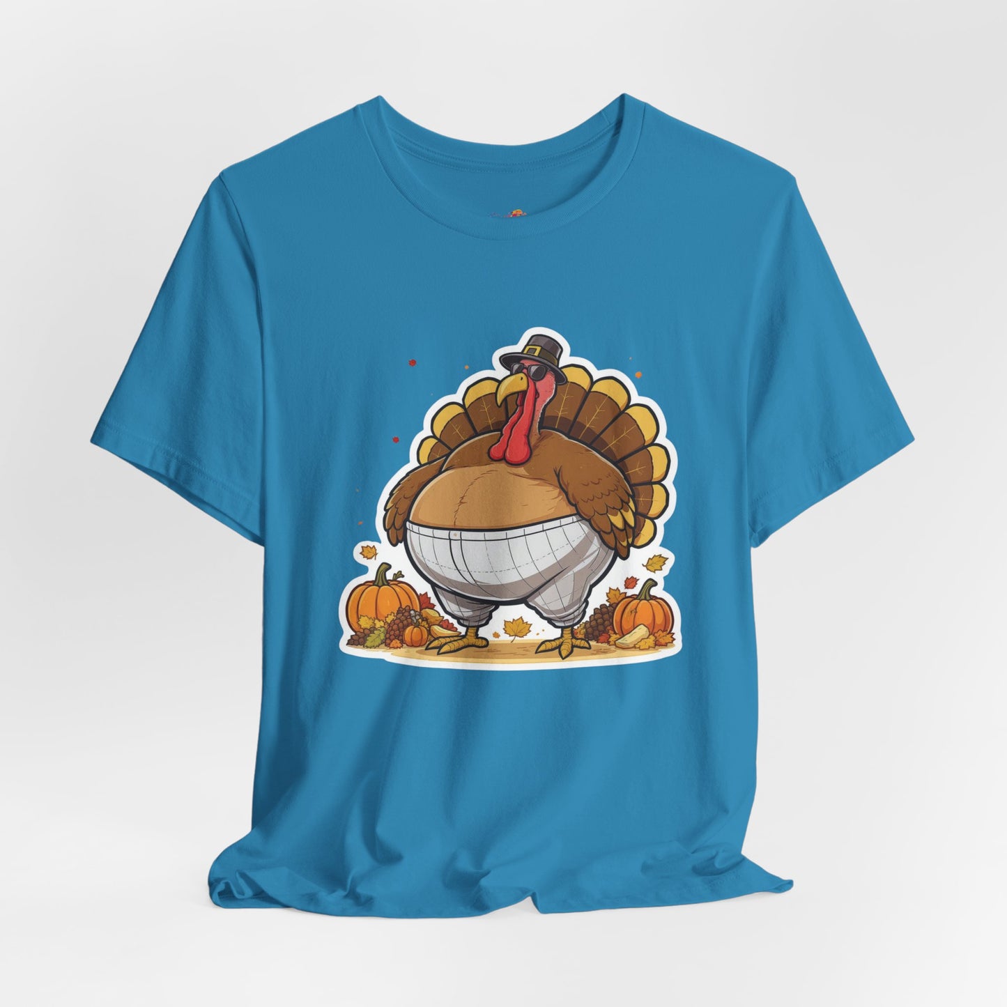Gobble ‘Til You Wobble Tee – Funny Thanksgiving Turkey Shirt