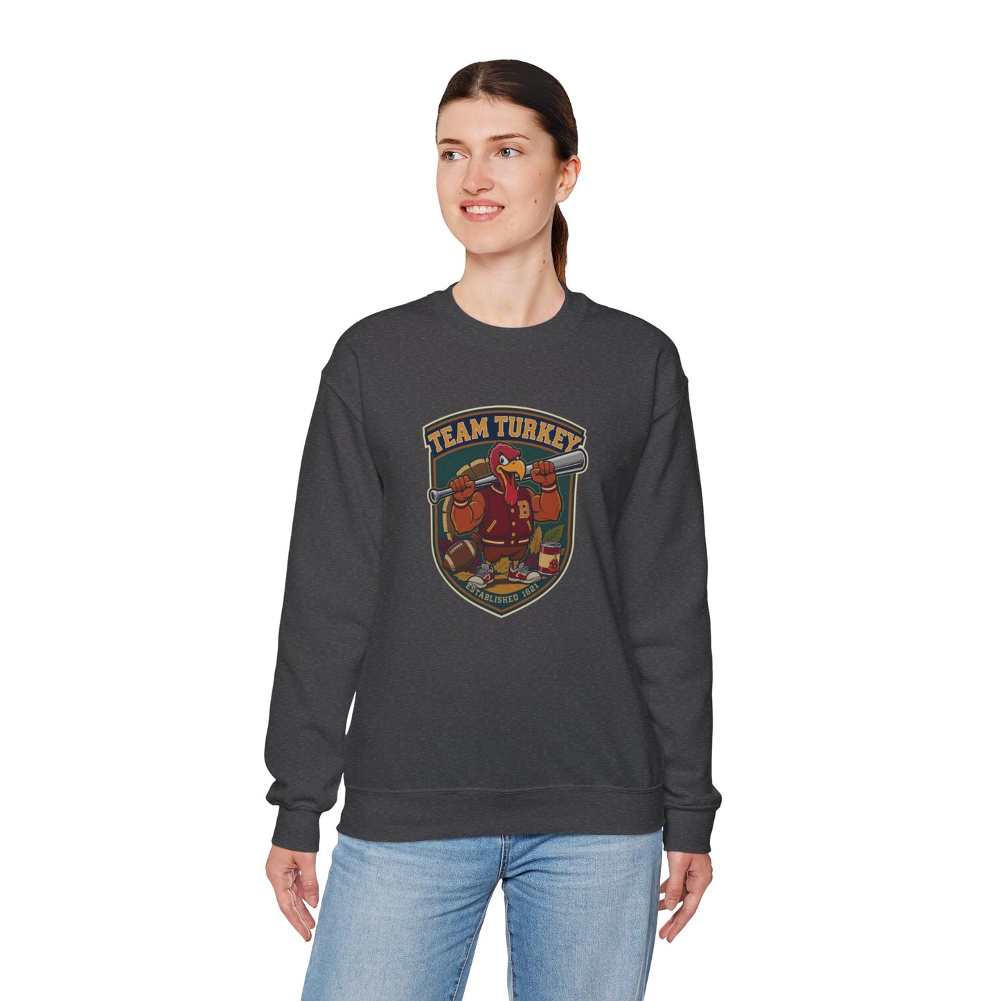 Team Turkey Sweatshirt – Varsity Thanksgiving Edition
