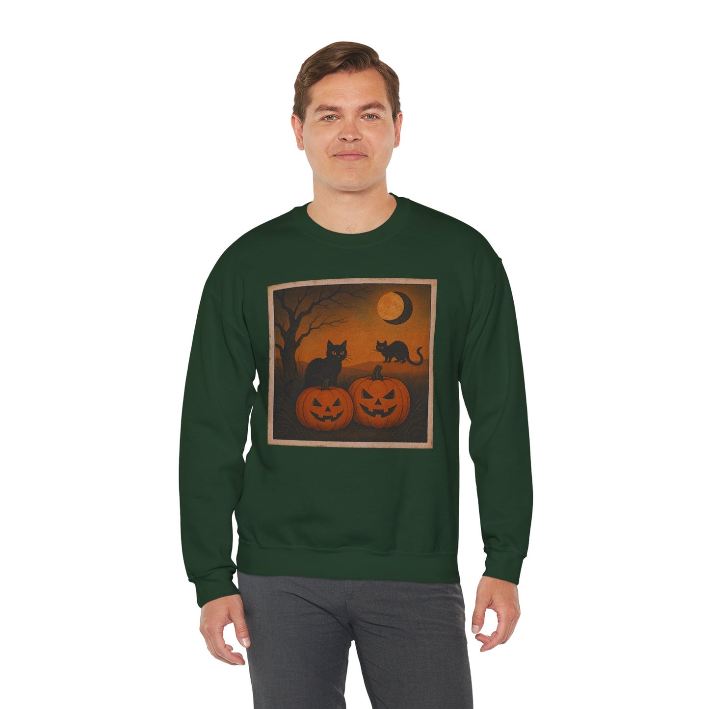 Pumpkins & Postcards Sweatshirt – Vintage Halloween Pullover