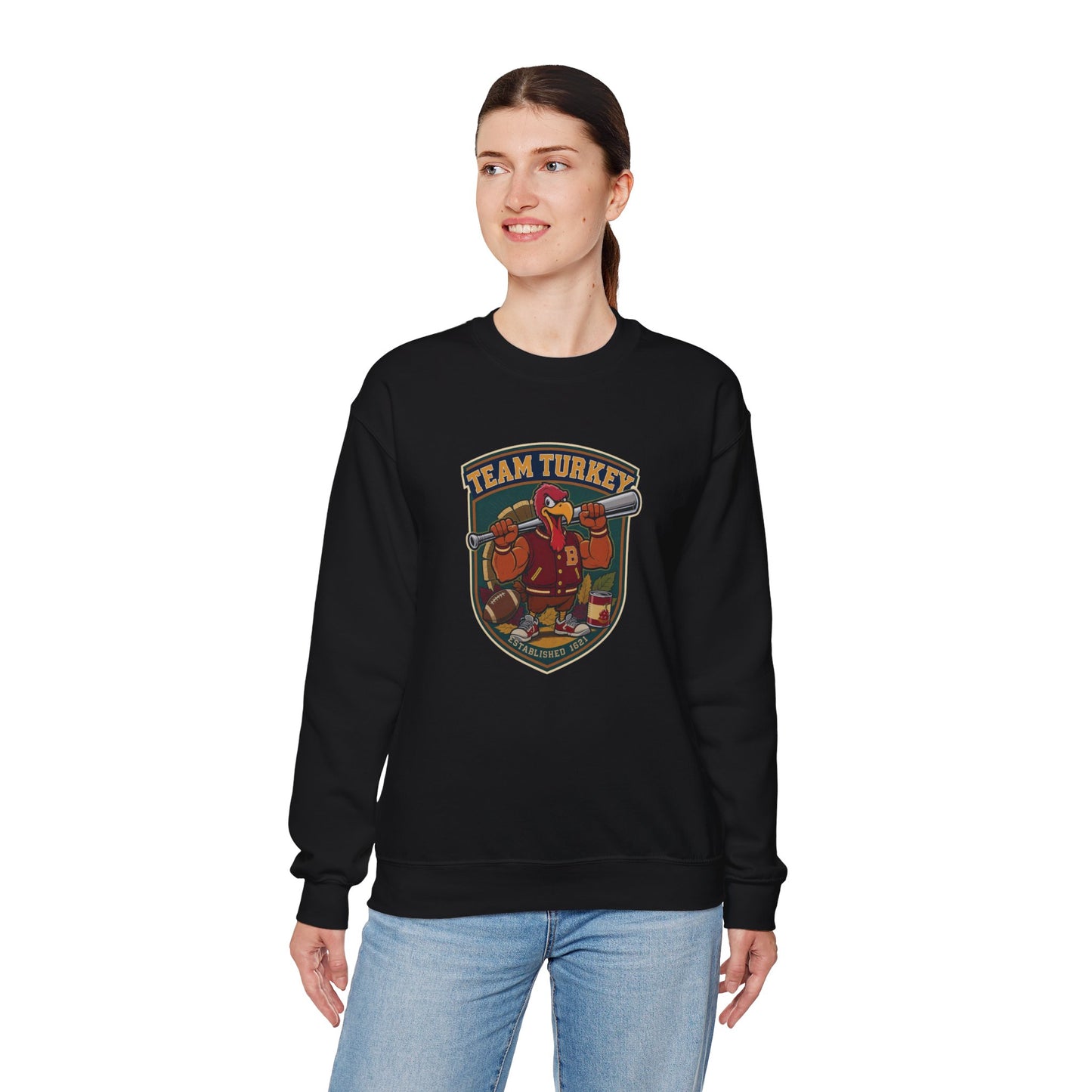 Team Turkey Sweatshirt – Varsity Thanksgiving Edition