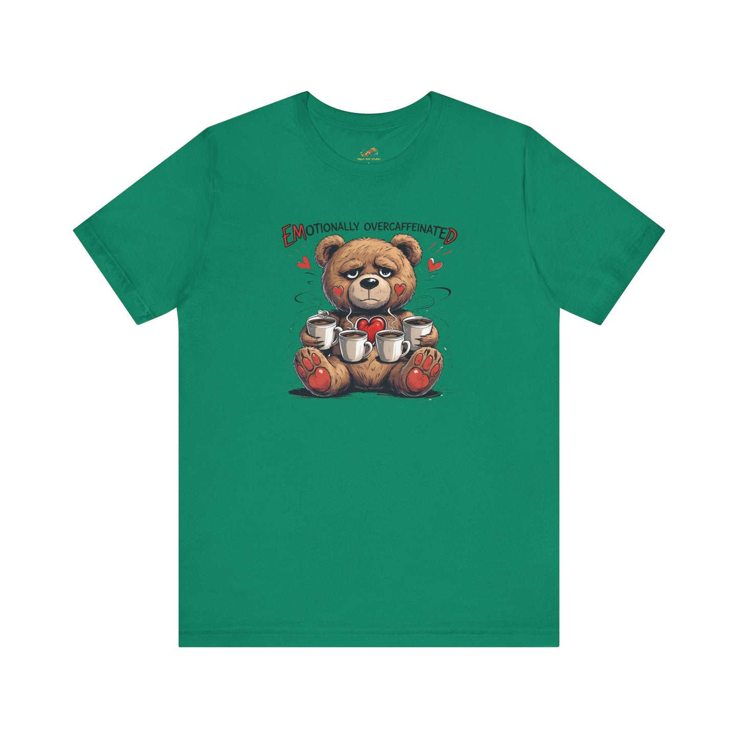Overcaffeinated Teddy Tee