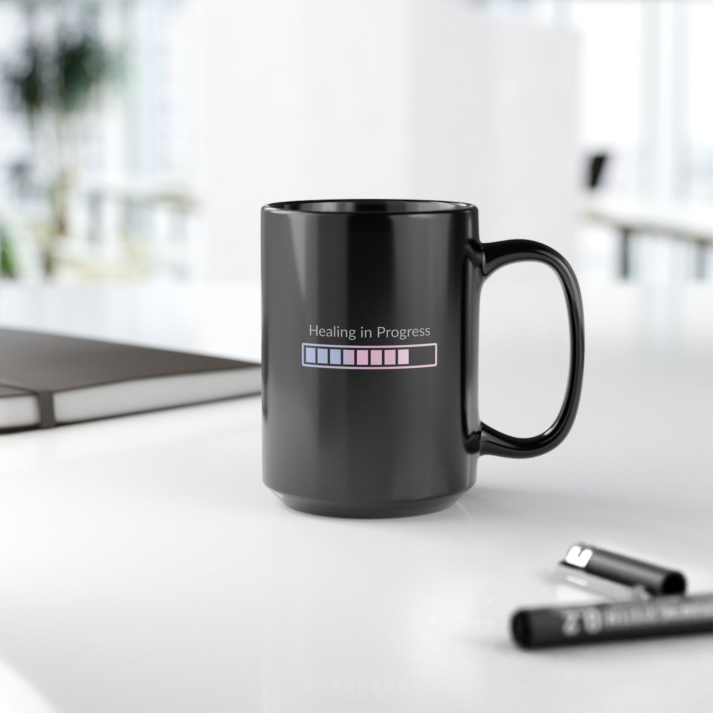 Healing in Progress – Gentle Reminder Self-Care Mug