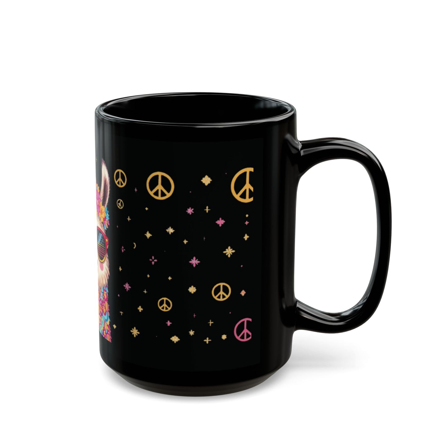 Hippie Llama Flower Crown Mug