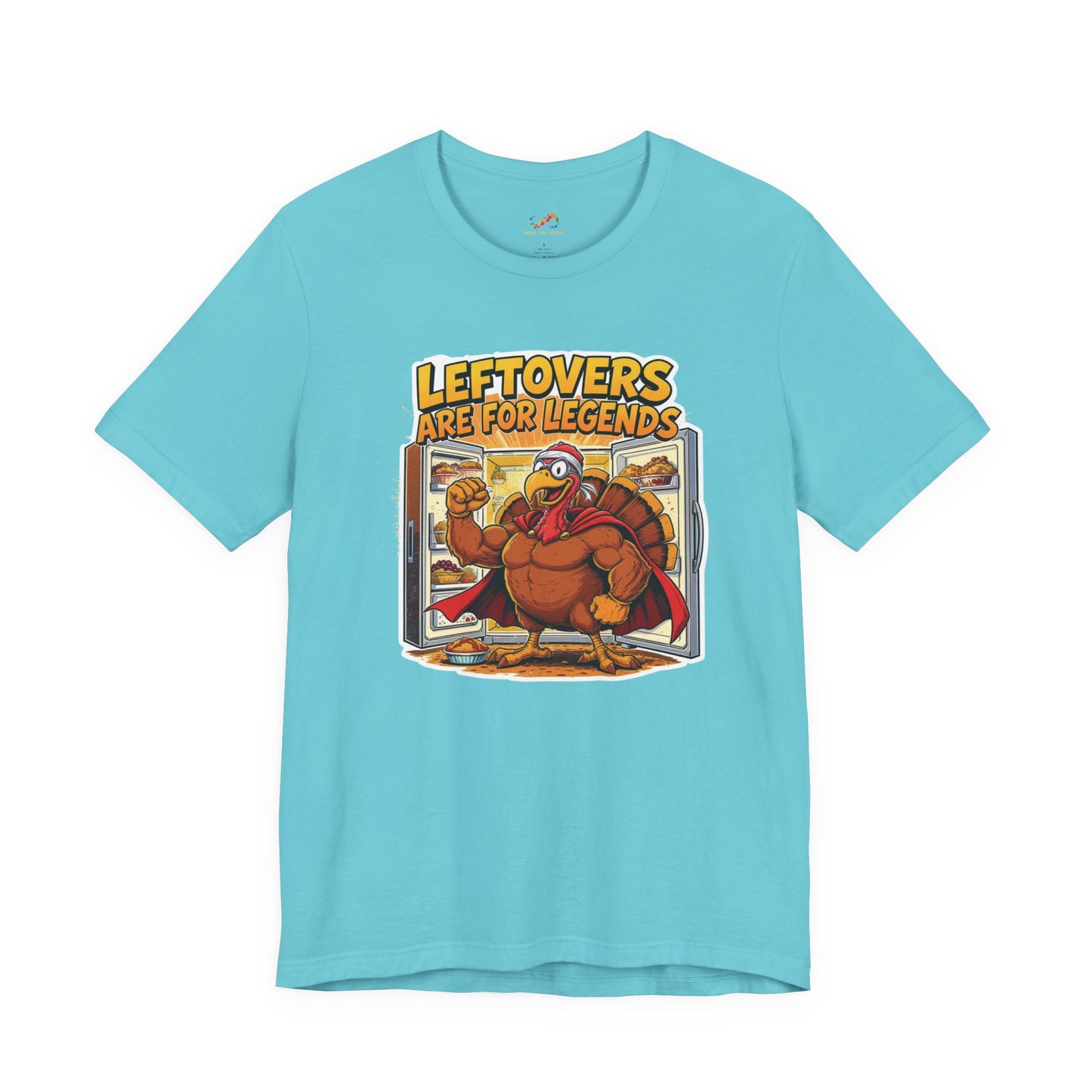 Leftovers Are for Legends Tee – Funny Thanksgiving Cartoon Shirt