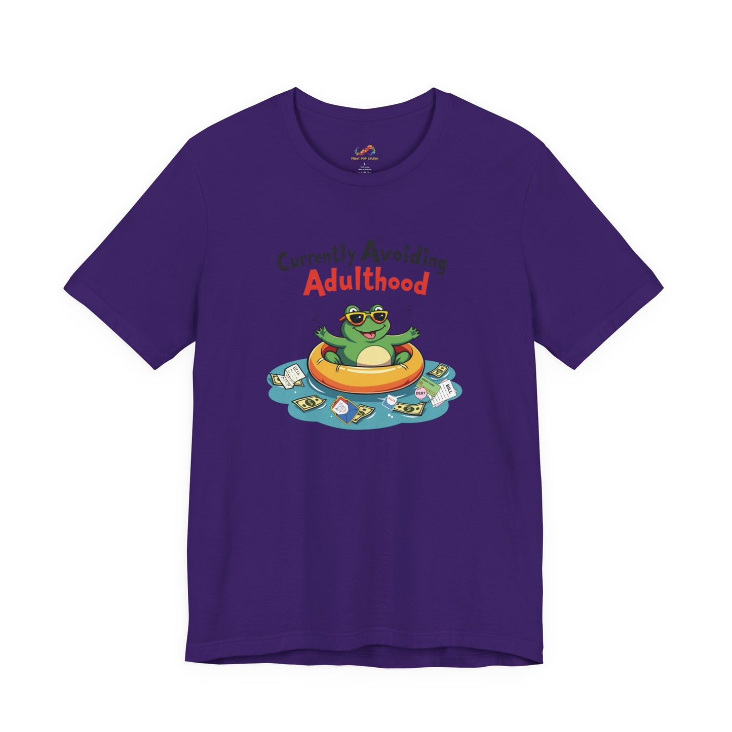 Avoiding Adulthood Frog Tee