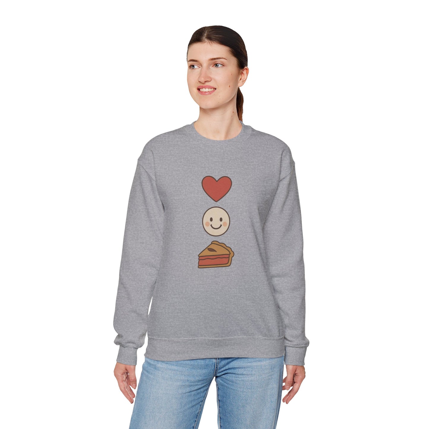 Thankful, Grateful, Stuffed Sweatshirt – Cozy Modern Thanksgiving Sweater