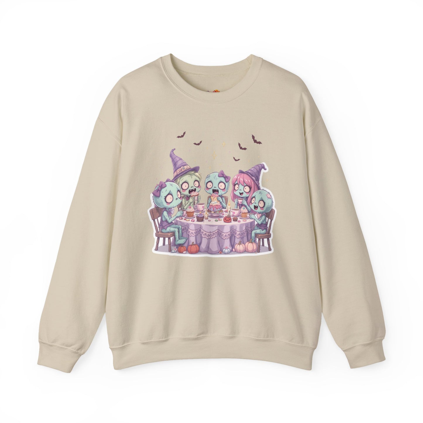 Undead but Sweet Sweatshirt – Pastel Zombie Halloween Cozy