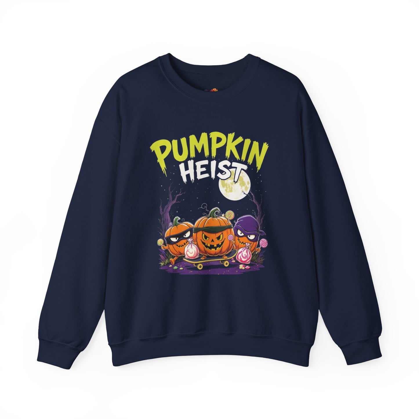 Pumpkin Heist Sweatshirt – Halloween Pumpkin Bandit Pullover