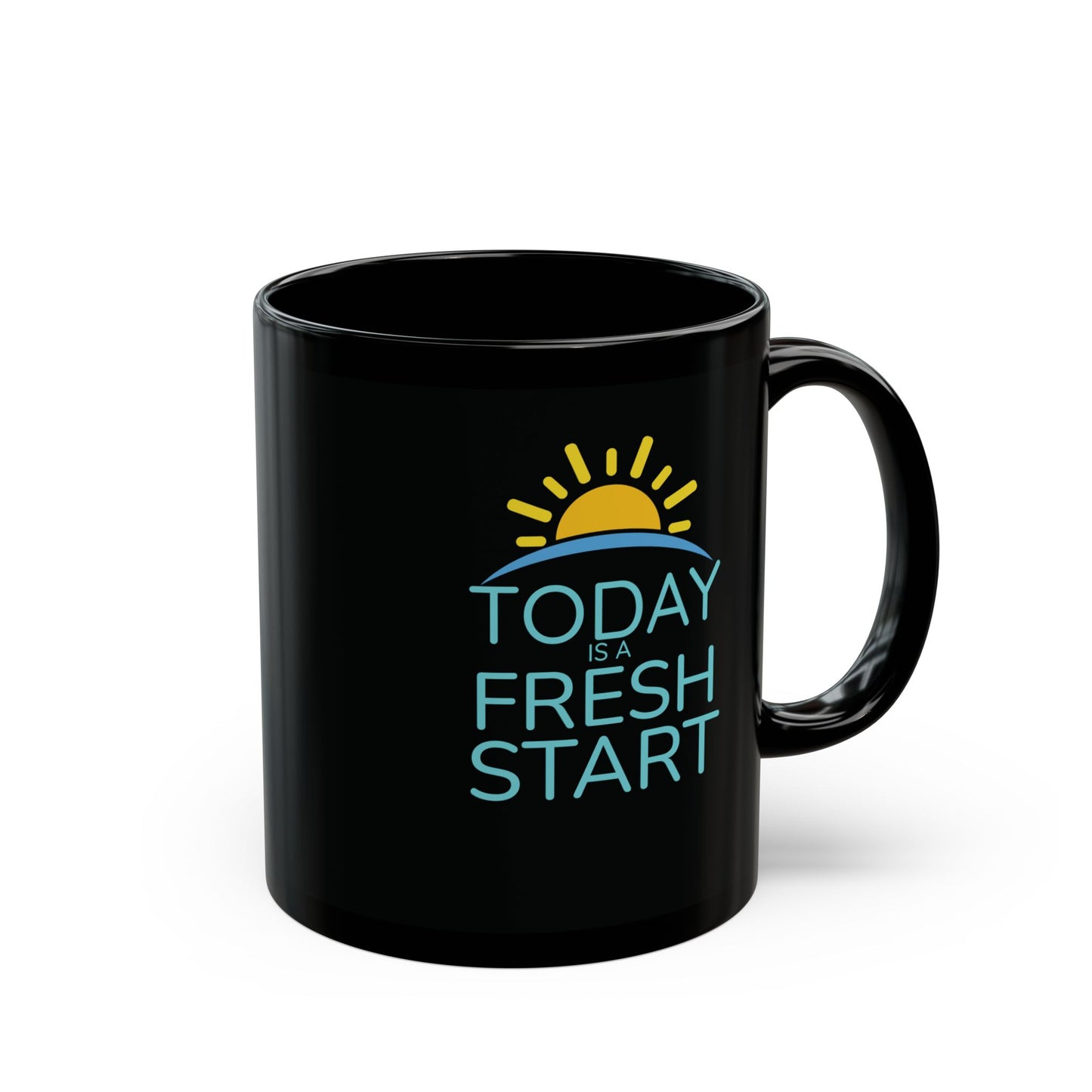 Today Is a Fresh Start — Sunrise Outline Mug
