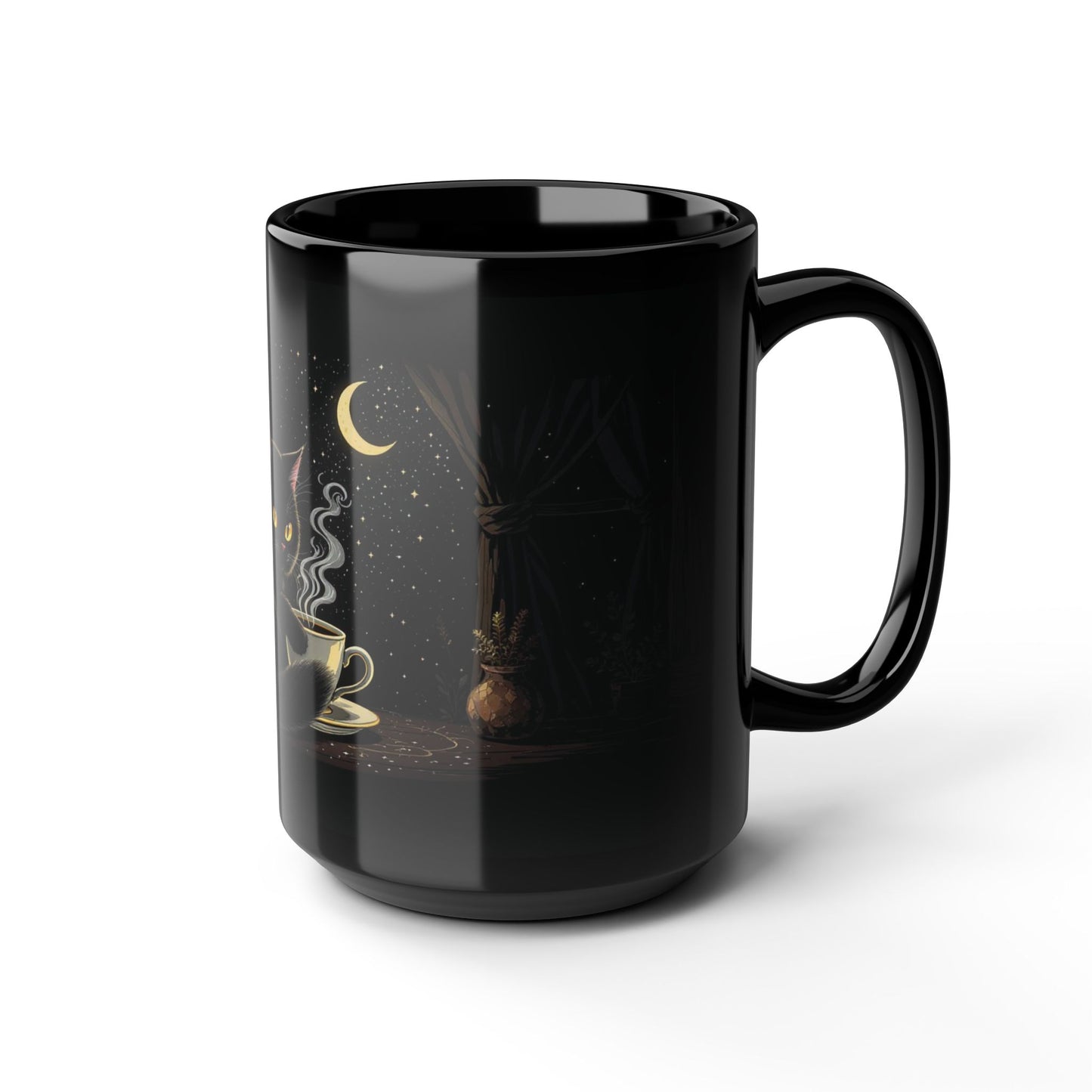 Black Cat & Brew Mug