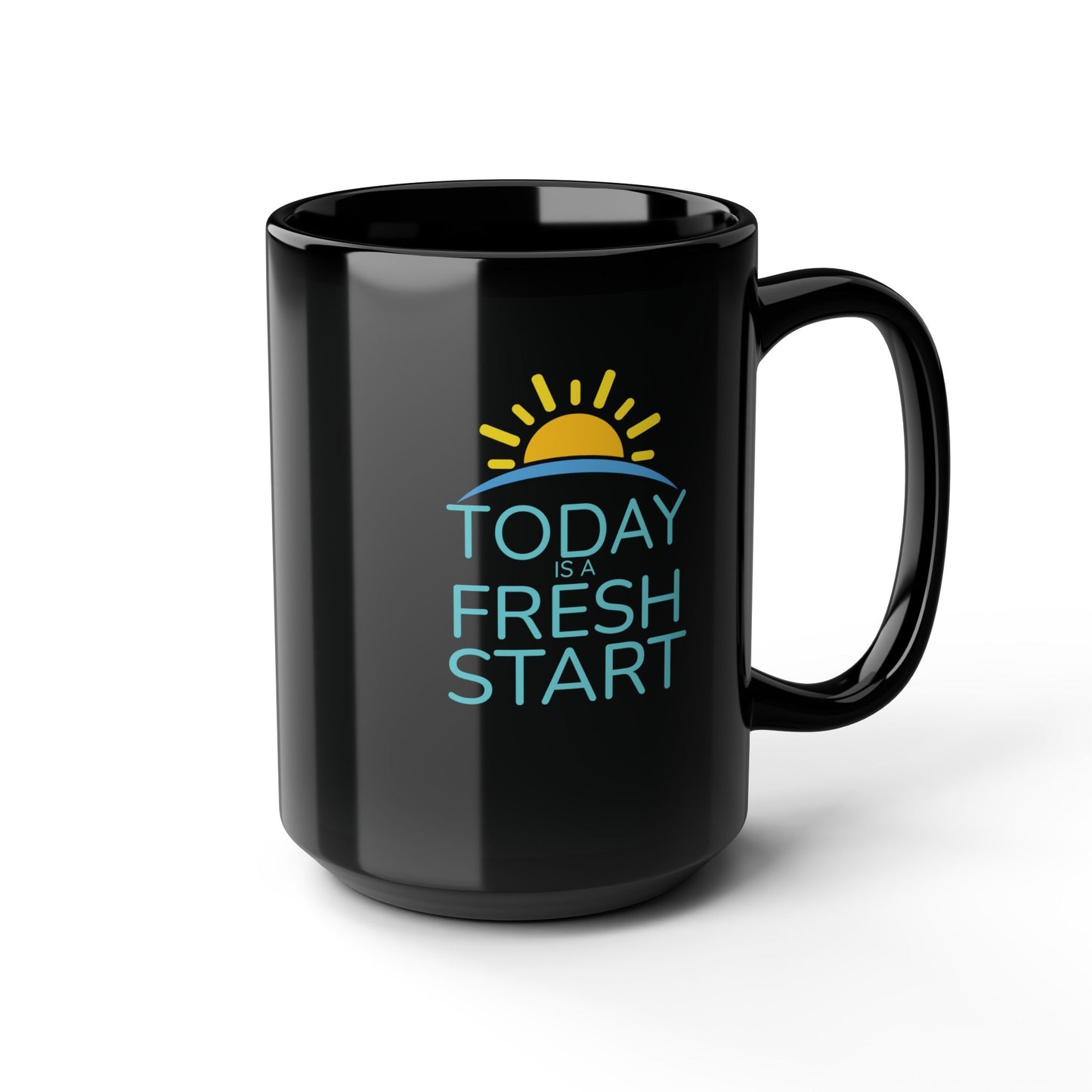 Today Is a Fresh Start — Sunrise Outline Mug