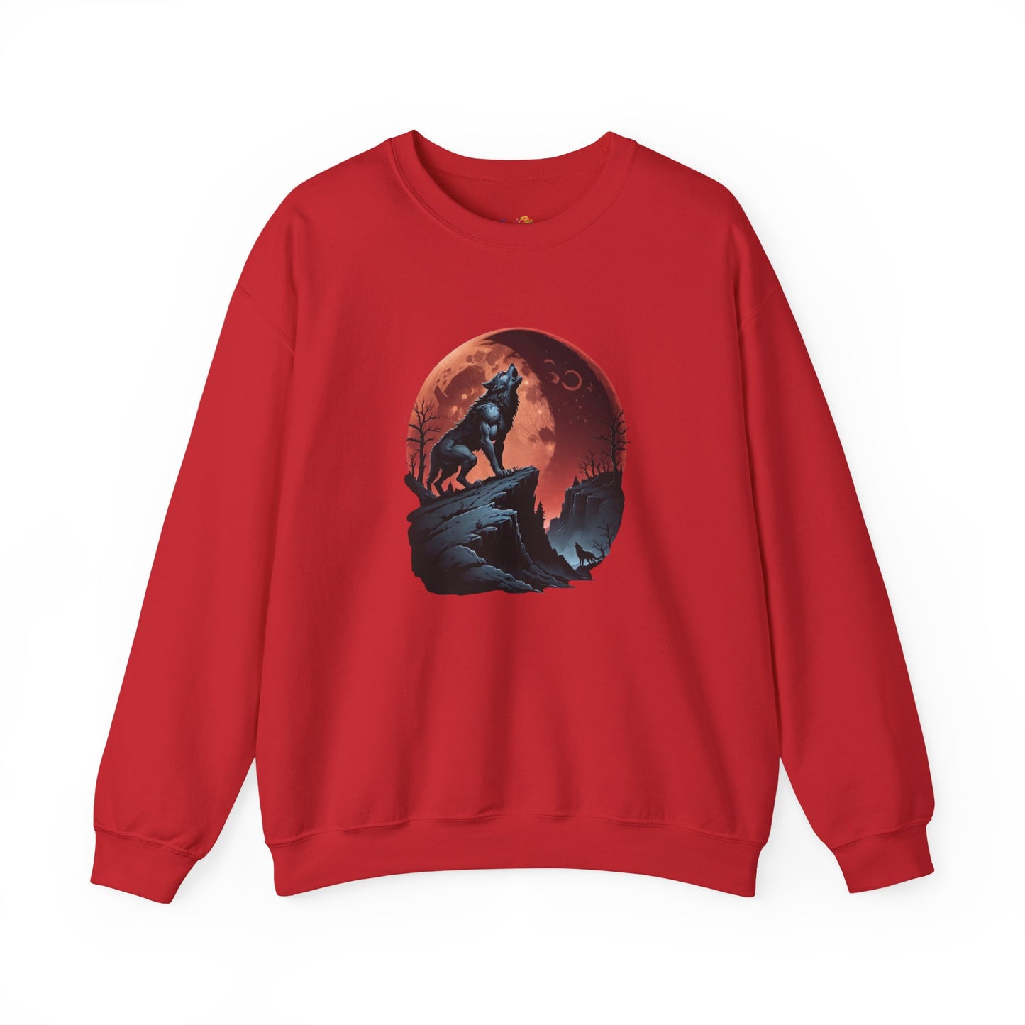 Blood Moon Howl Sweatshirt – Werewolf & Red Moon Pullover
