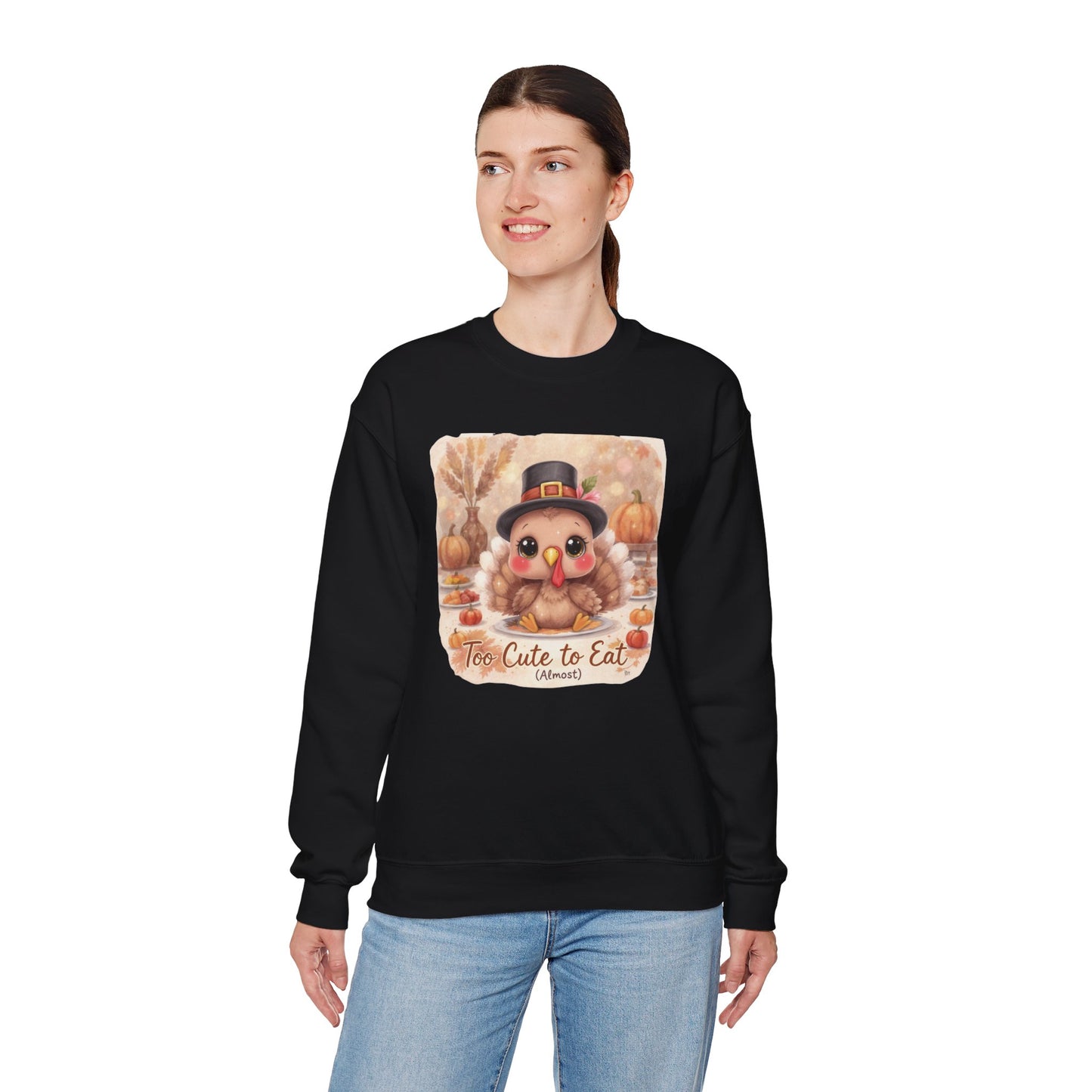 Too Cute to Eat (Almost) Toddler & Kids Thanksgiving Tee