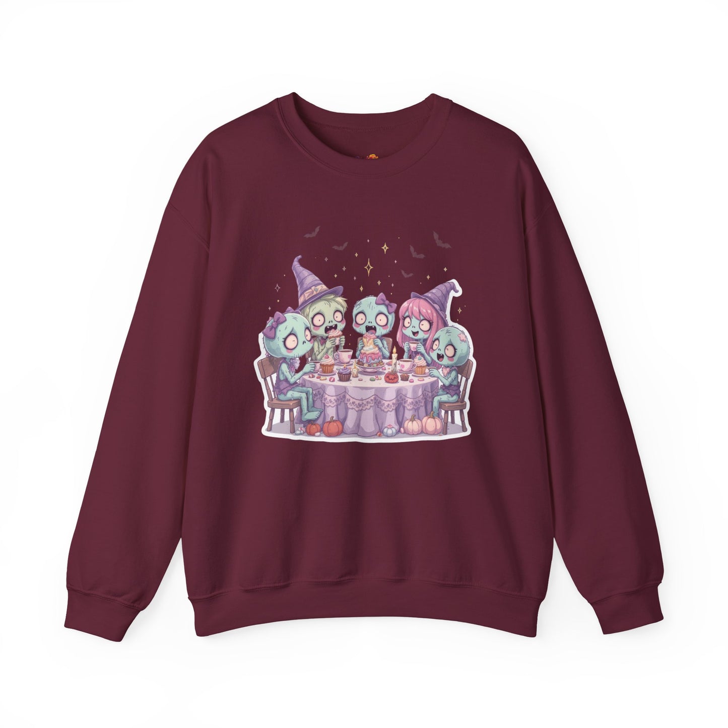 Undead but Sweet Sweatshirt – Pastel Zombie Halloween Cozy