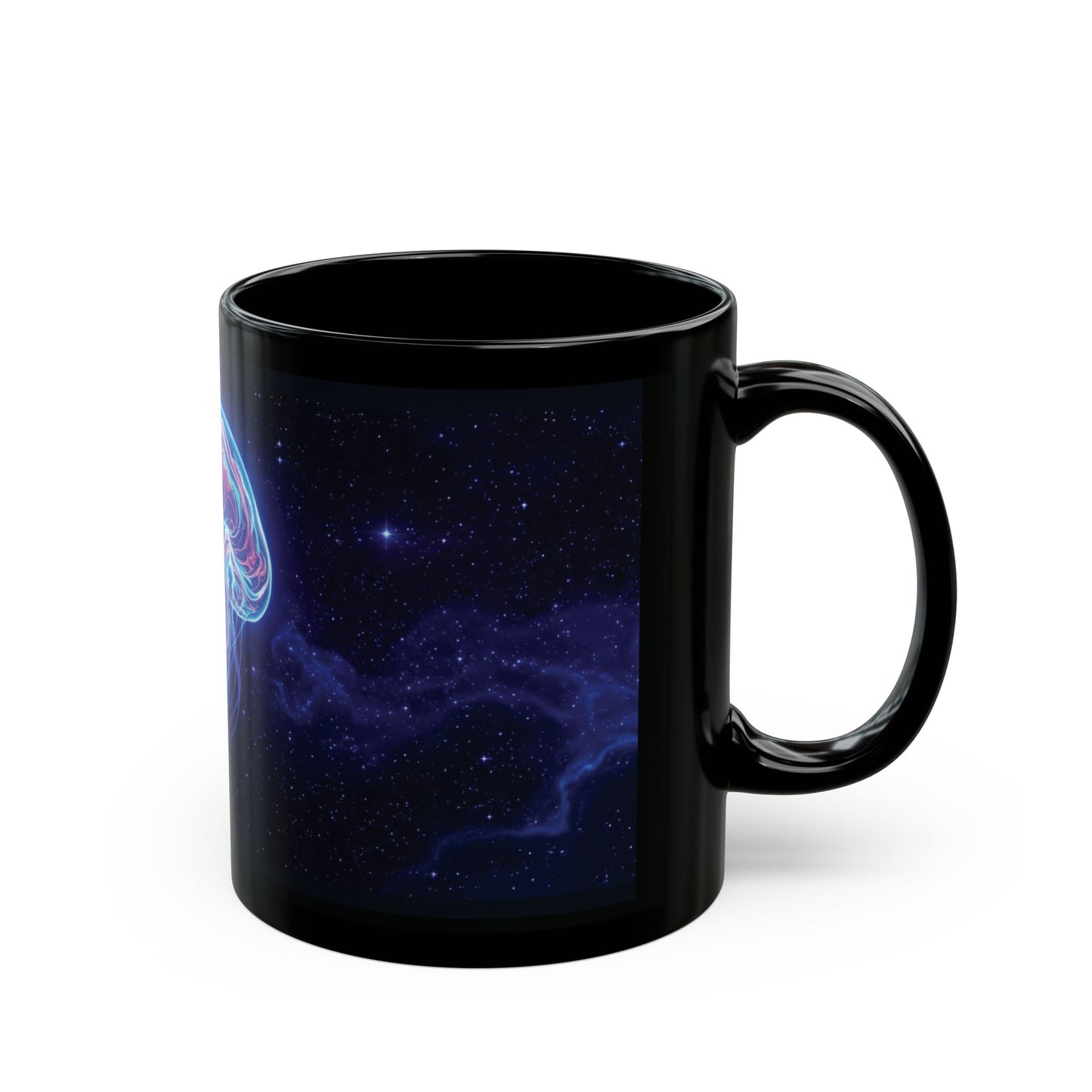 Neon Psychedelic Jellyfish Mug