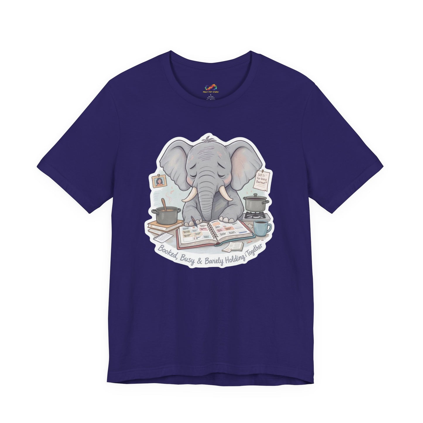 Emotionally Booked Elephant Tee