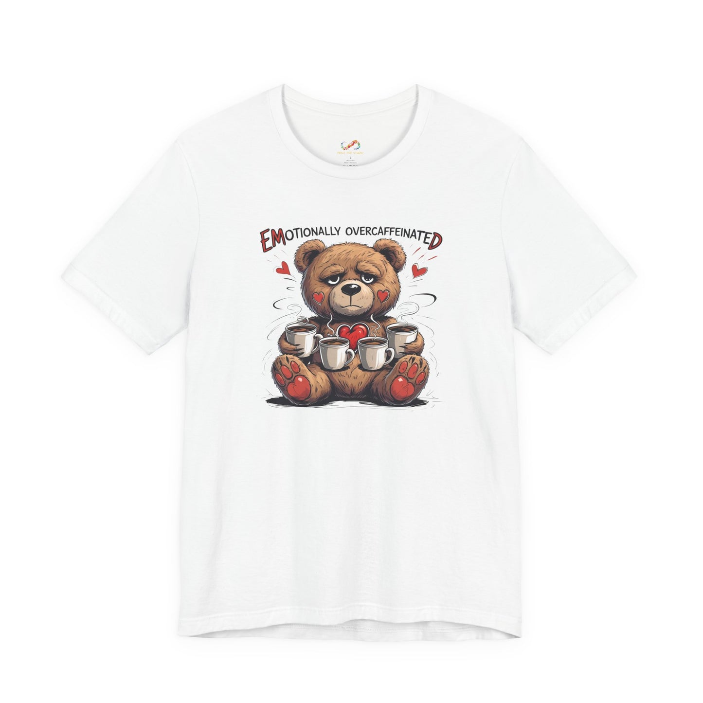 Overcaffeinated Teddy Tee
