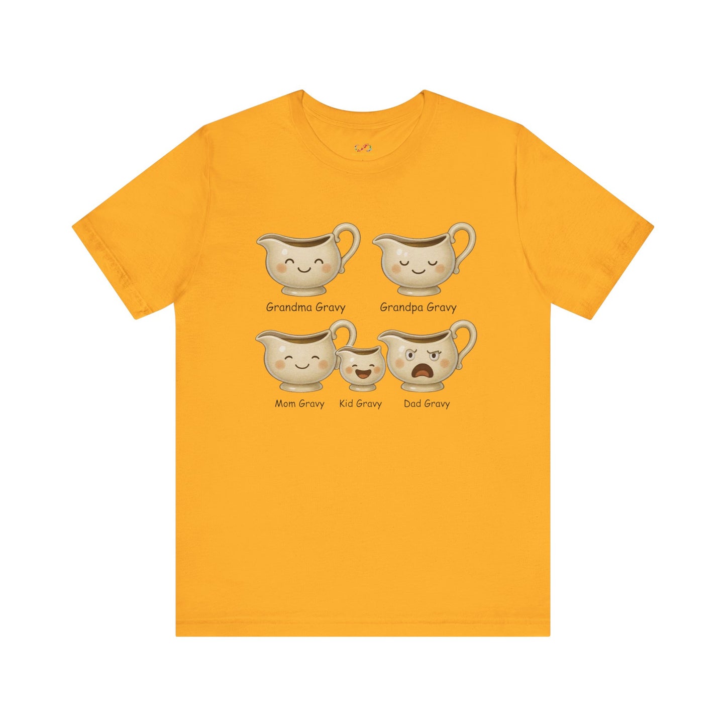Gravy Squad Tee – Cute Family of Gravy Boats Graphic