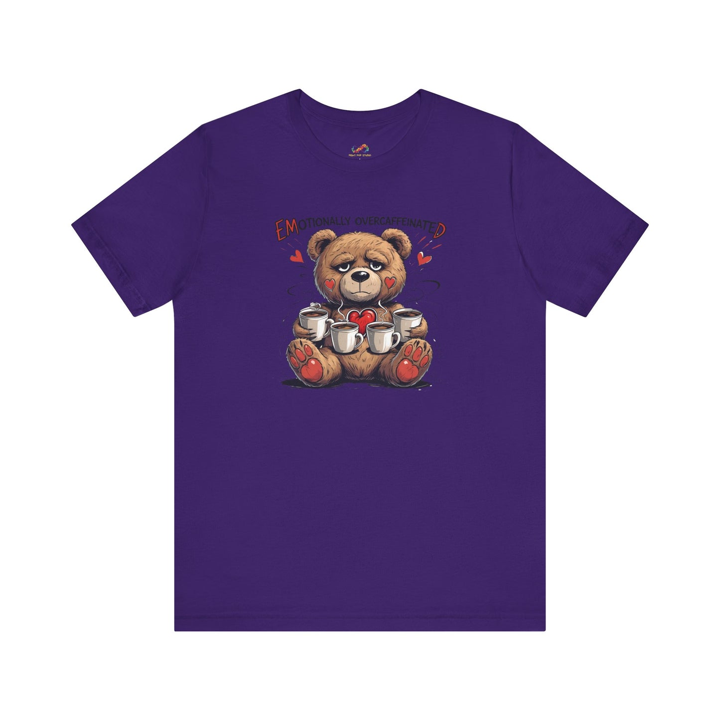 Overcaffeinated Teddy Tee