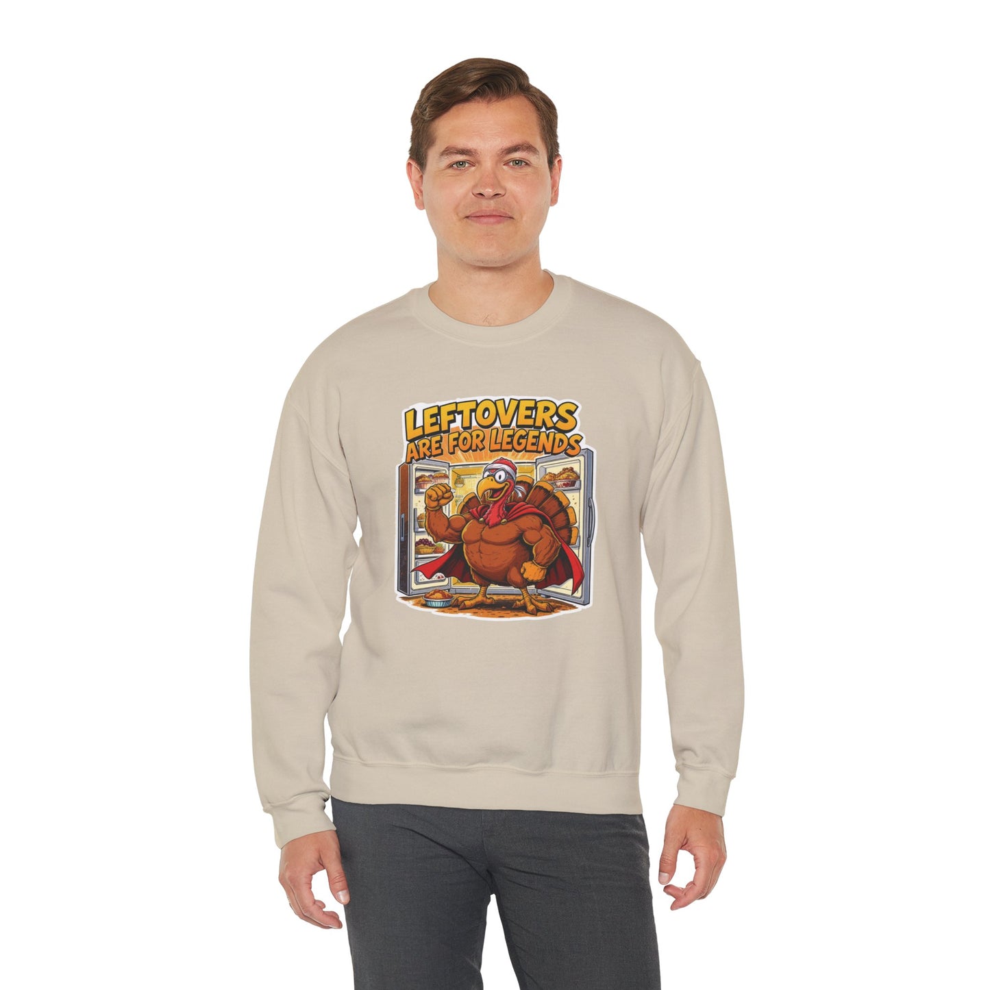Leftovers Are for Legends Sweatshirt – Funny Thanksgiving Dinner Crewneck