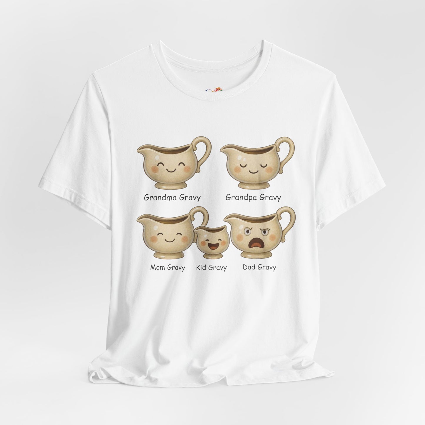 Gravy Squad Tee – Cute Family of Gravy Boats Graphic