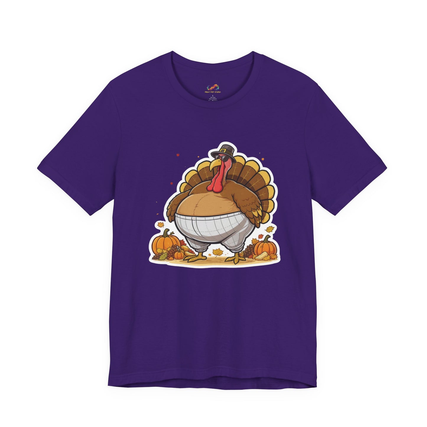 Gobble ‘Til You Wobble Tee – Funny Thanksgiving Turkey Shirt