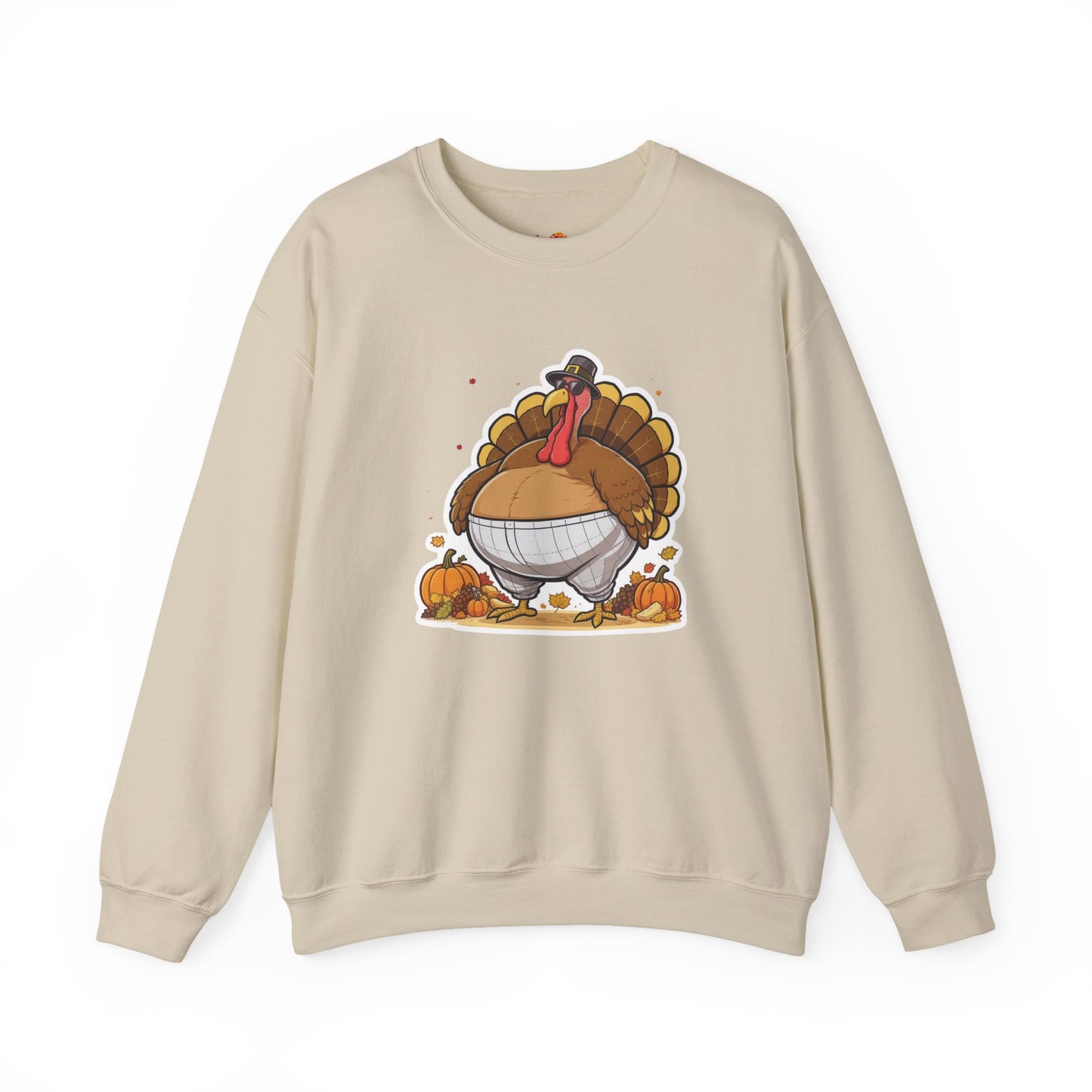 Gobble ‘Til You Wobble Sweatshirt – Funny Thanksgiving Turkey Sweater