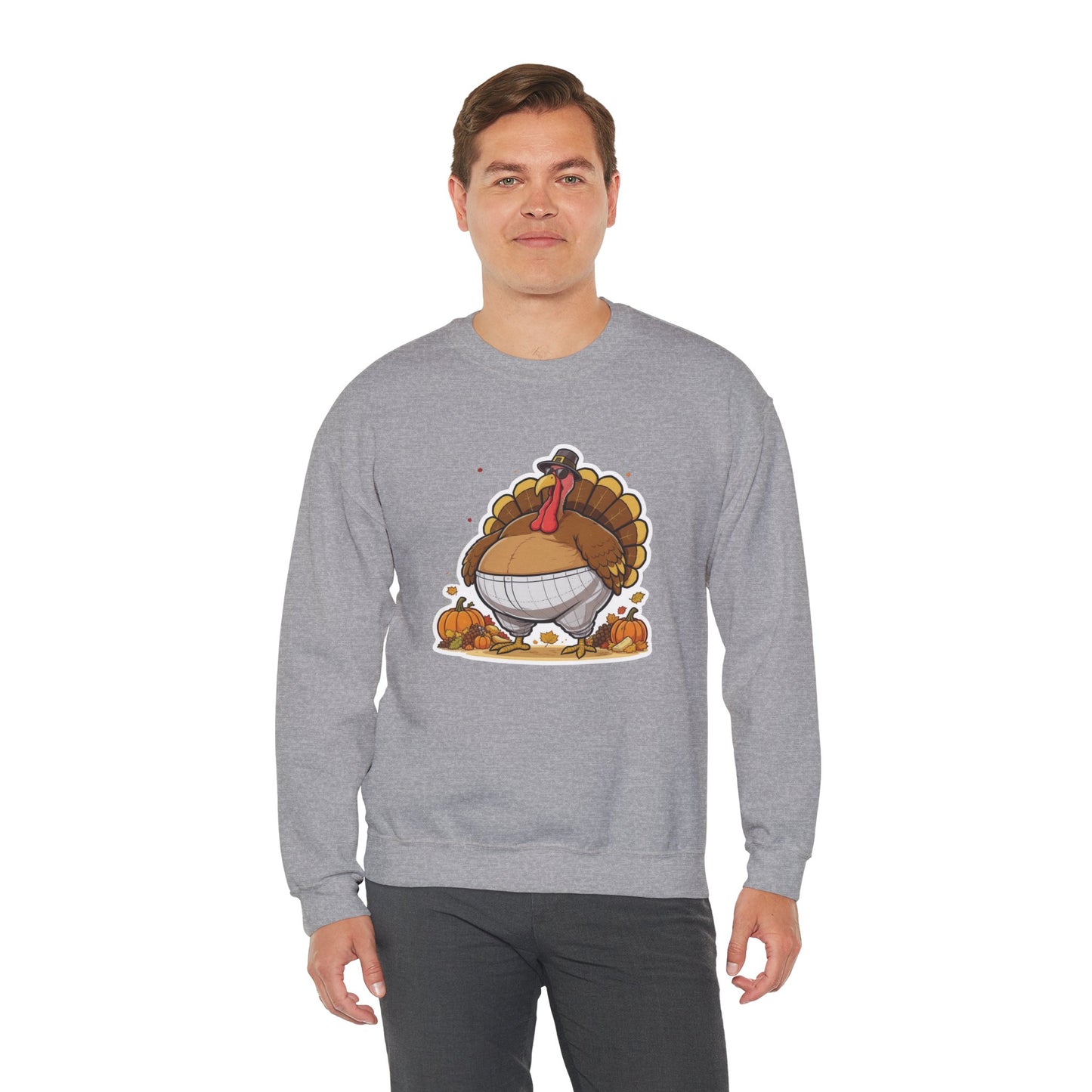Gobble ‘Til You Wobble Sweatshirt – Funny Thanksgiving Turkey Sweater