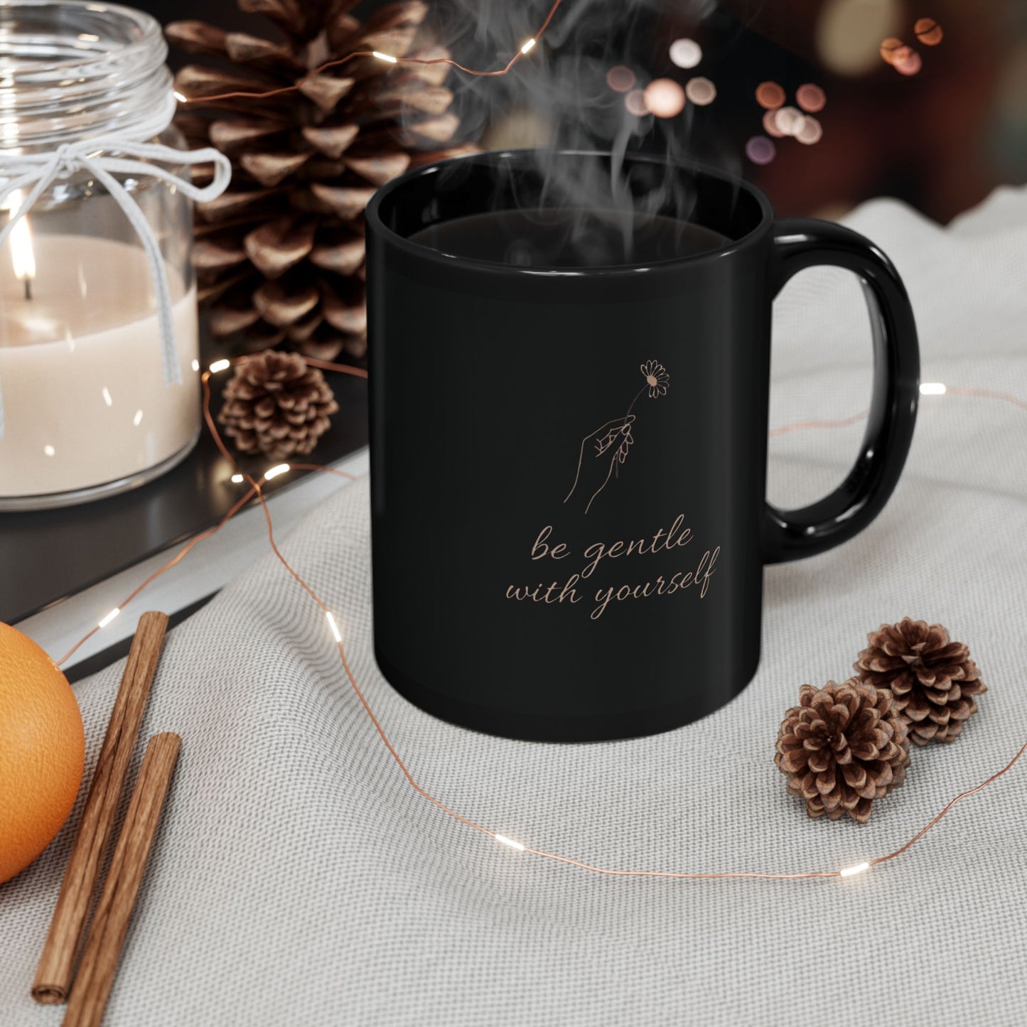 Be Gentle With Yourself – Minimalist Mindfulness Mug