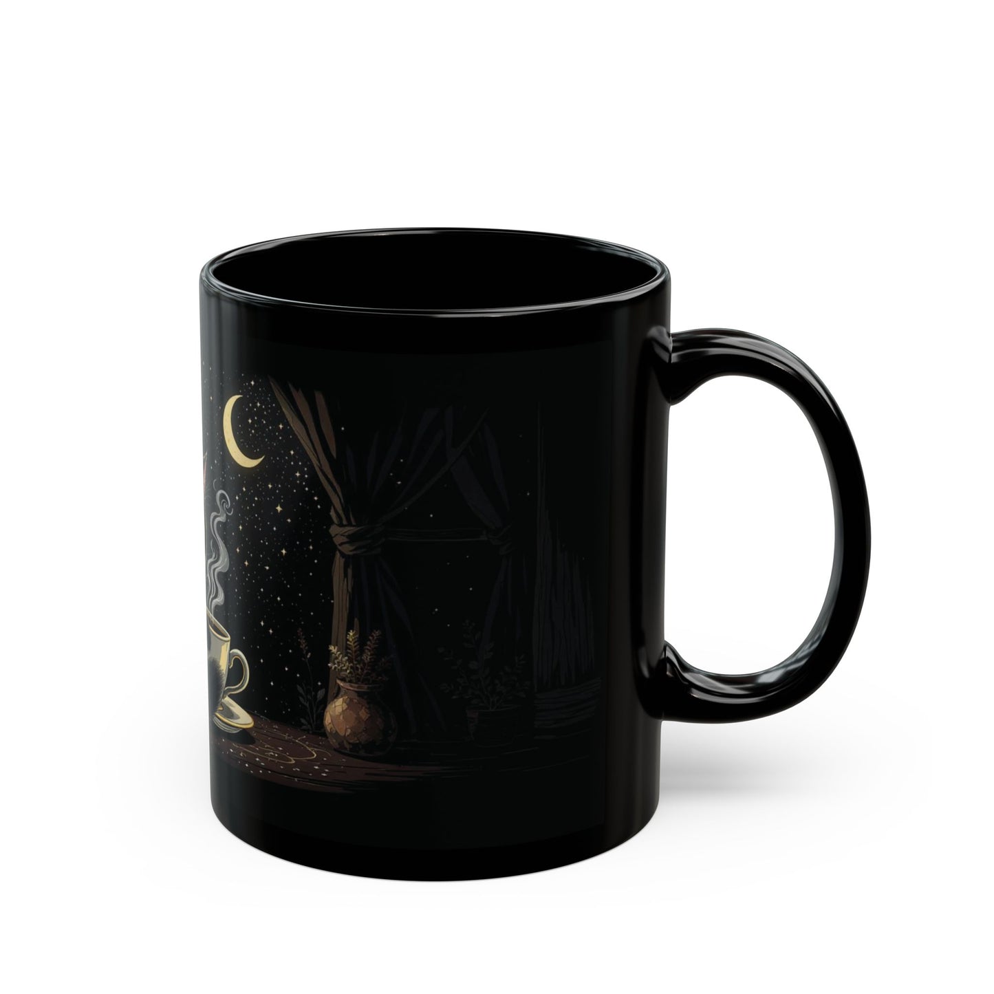 Black Cat & Brew Mug