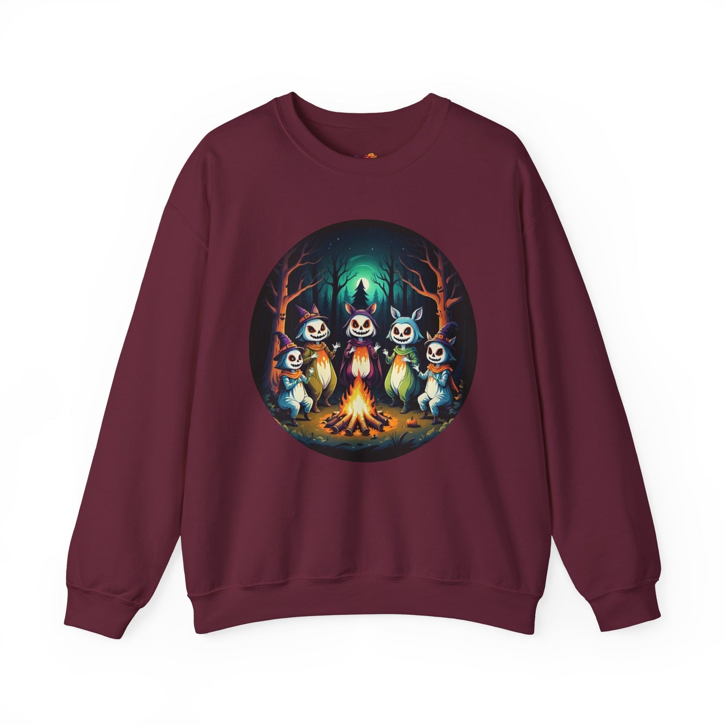 Enchanted Gathering Tee – Whimsical Forest Spirits Halloween Shirt