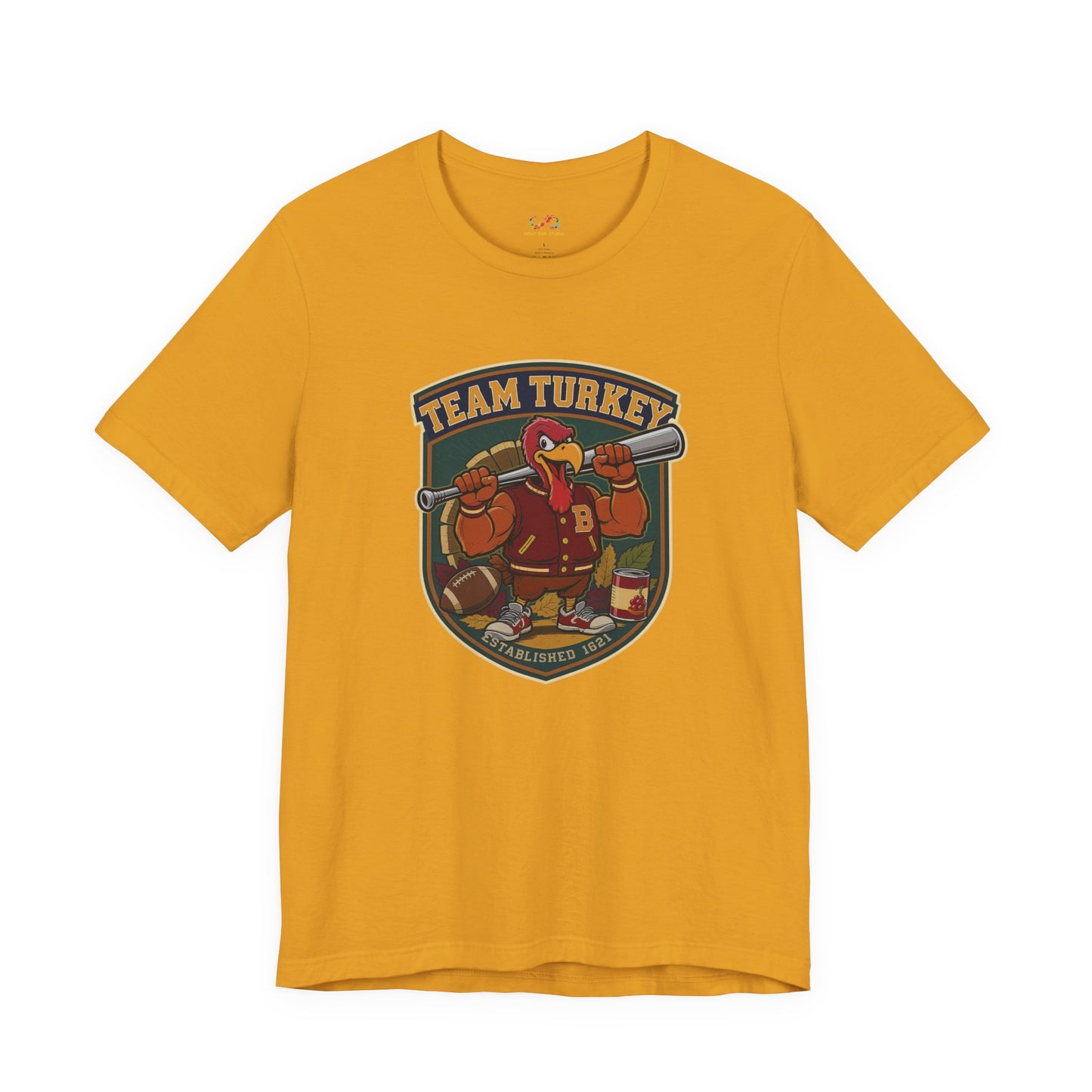 Team Turkey Tee – Thanksgiving Varsity Style Shirt