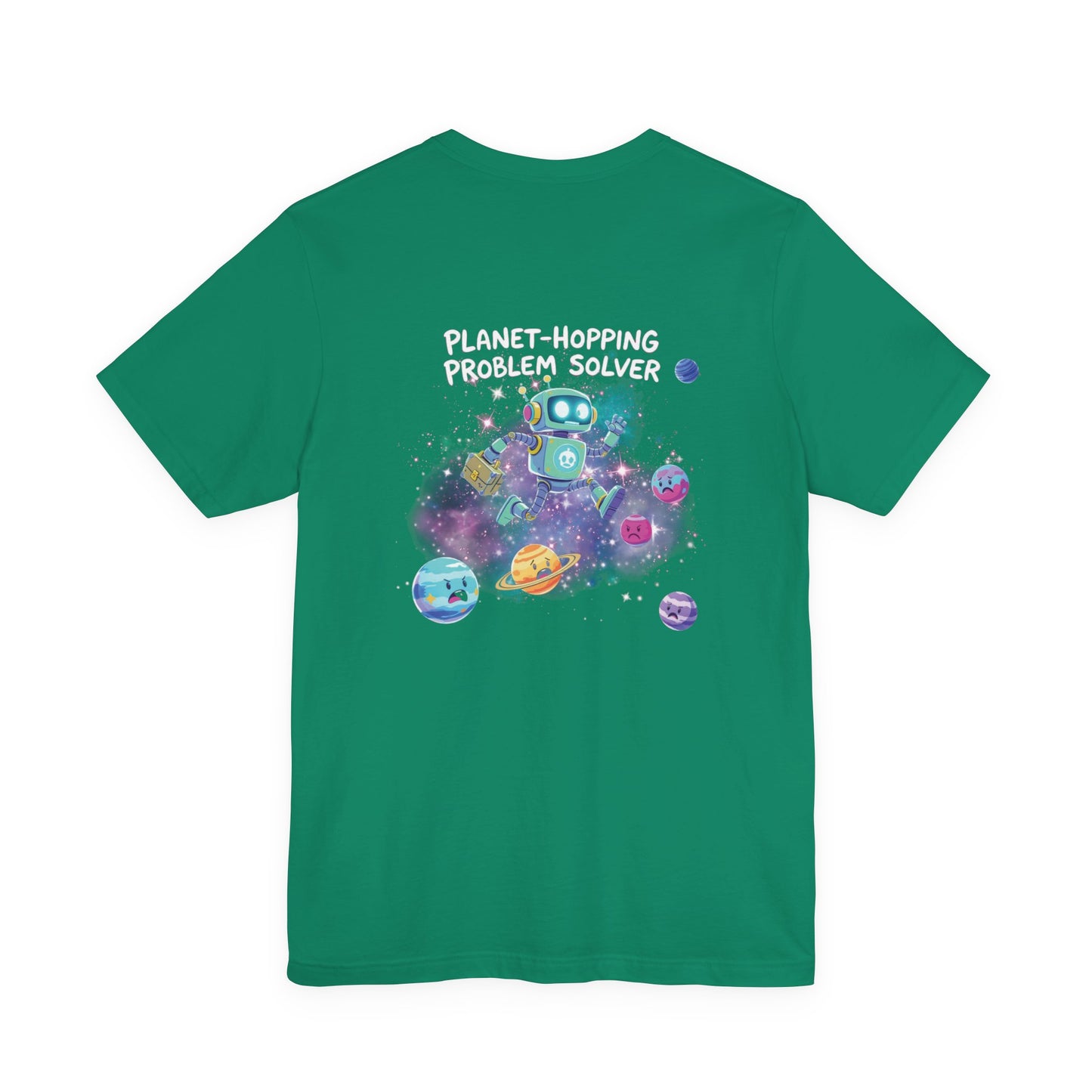 Planet-Hopping Problem Solver Tee