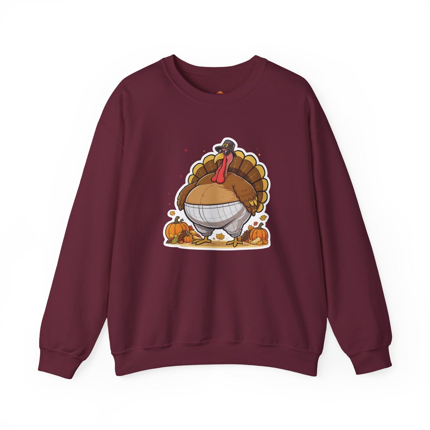 Gobble ‘Til You Wobble Sweatshirt – Funny Thanksgiving Turkey Sweater