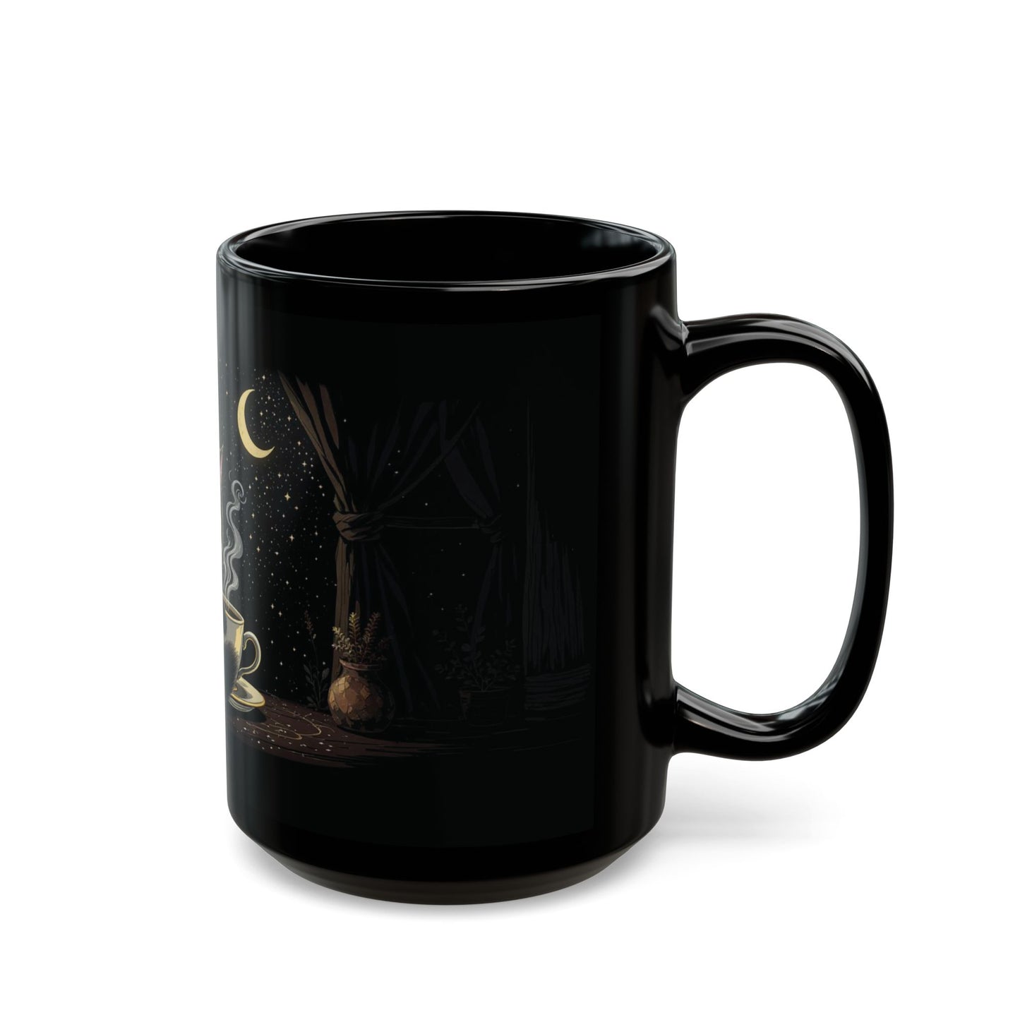 Black Cat & Brew Mug