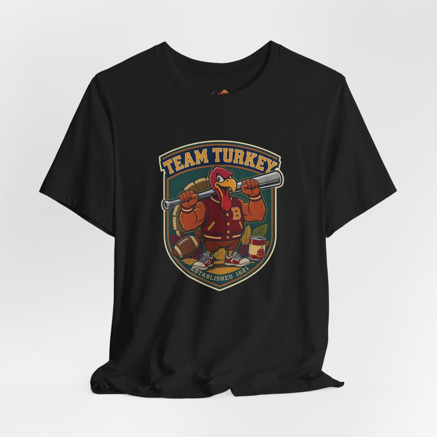 Team Turkey Tee – Thanksgiving Varsity Style Shirt