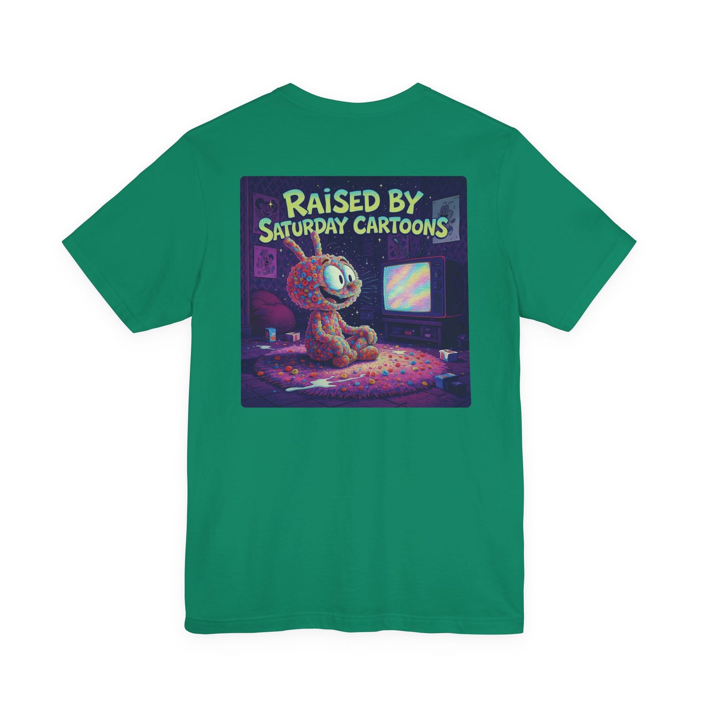 Raised by Saturday Cartoons — Nostalgic Static & Cereal Character Print