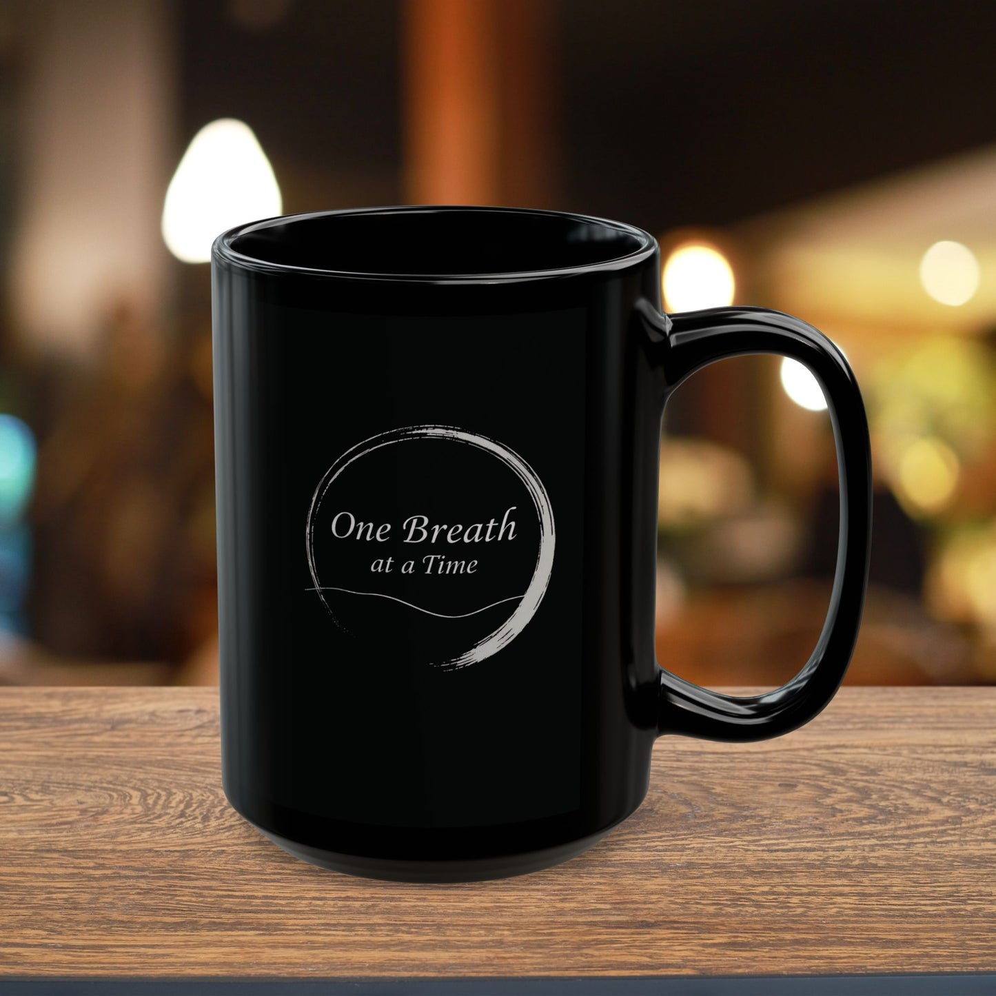 One Breath at a Time Minimalist Mug