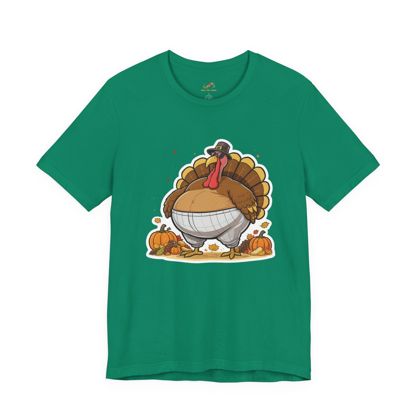 Gobble ‘Til You Wobble Tee – Funny Thanksgiving Turkey Shirt
