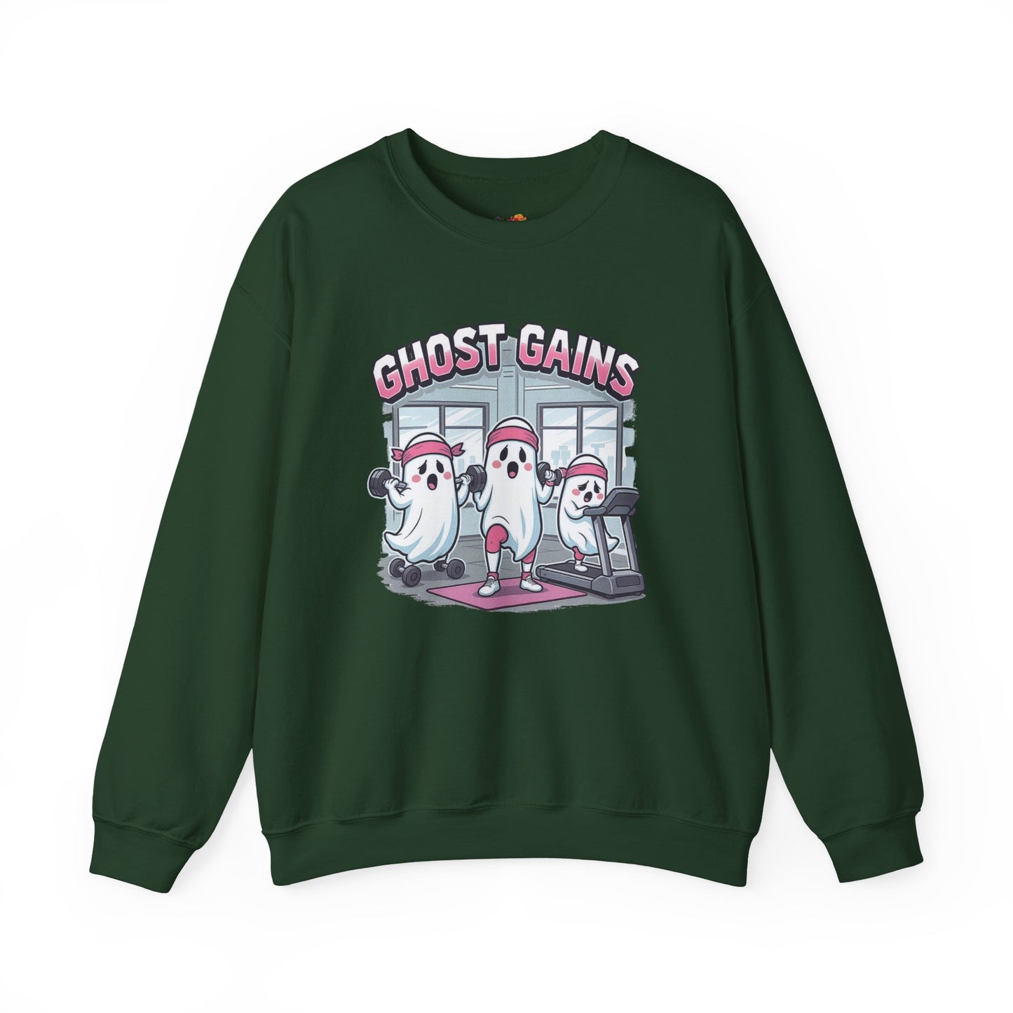 Ghost Gains Sweatshirt – Retro Fitness Ghosts Pullover