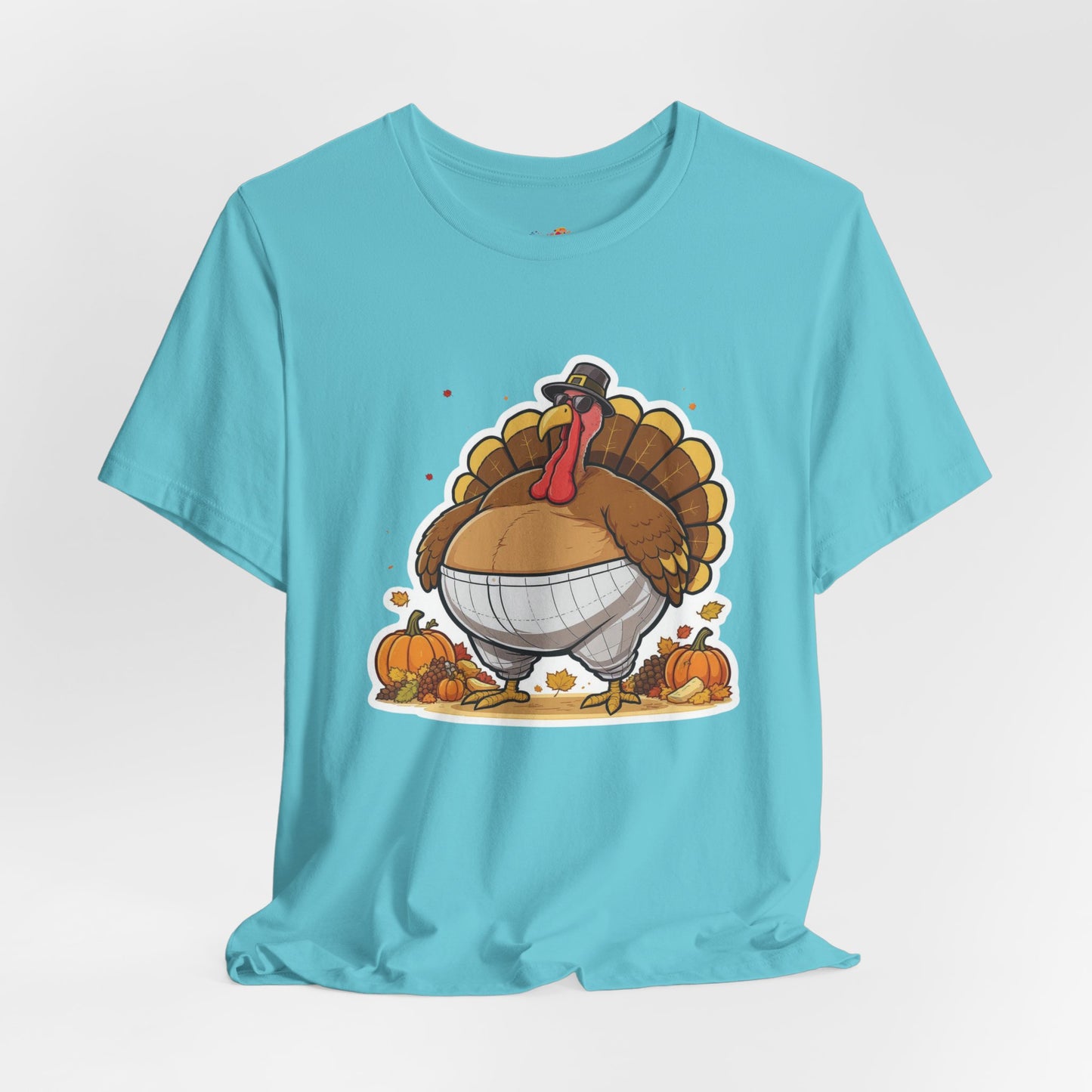 Gobble ‘Til You Wobble Tee – Funny Thanksgiving Turkey Shirt
