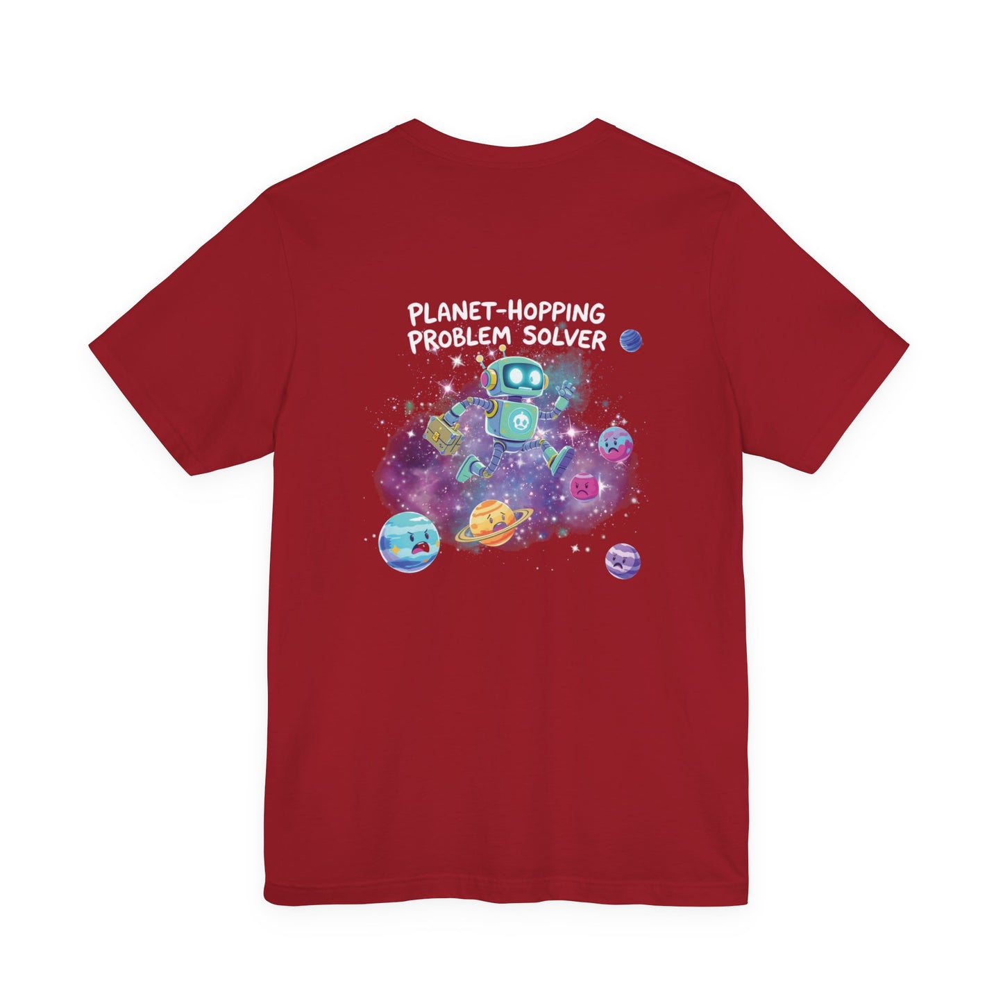 Planet-Hopping Problem Solver Tee