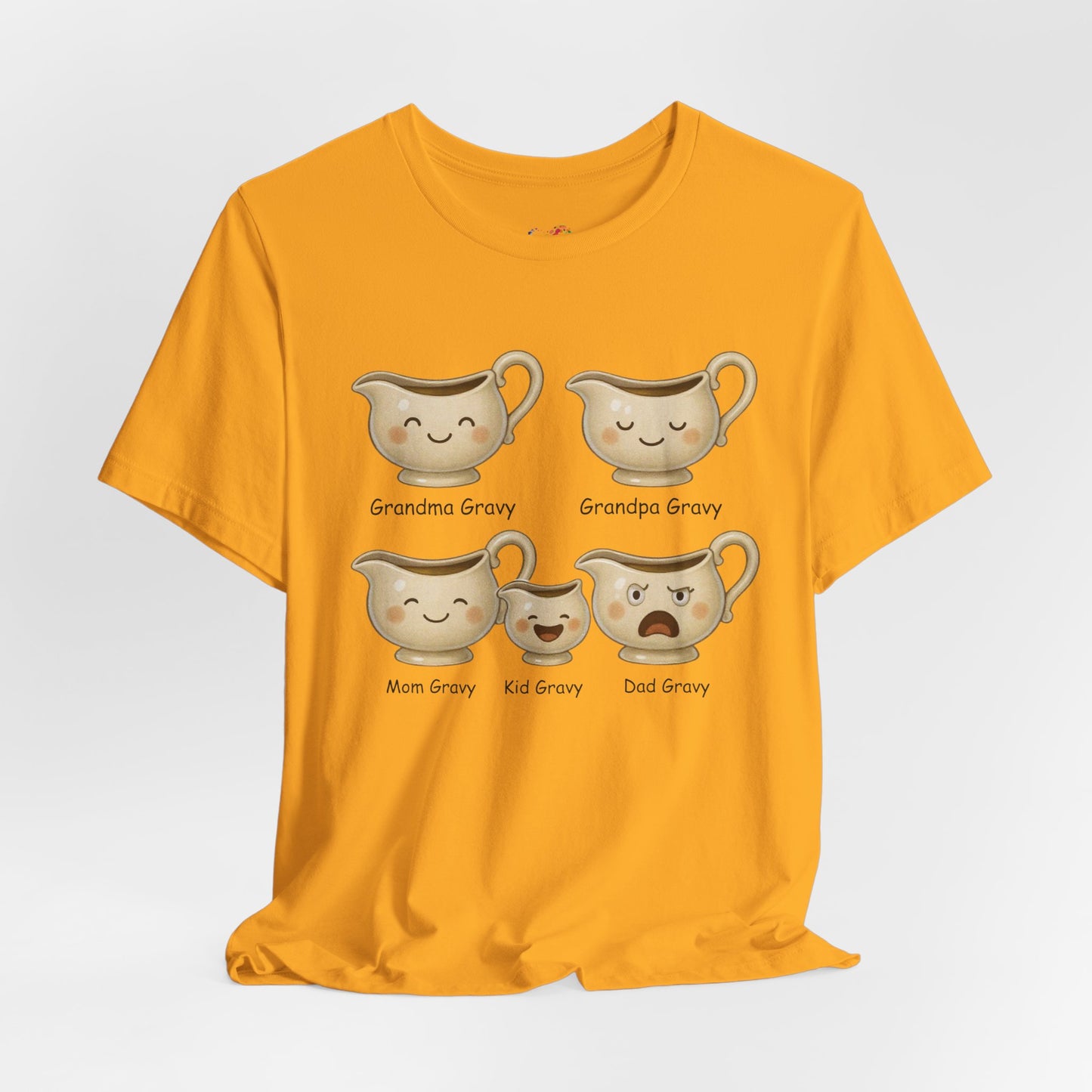 Gravy Squad Tee – Cute Family of Gravy Boats Graphic
