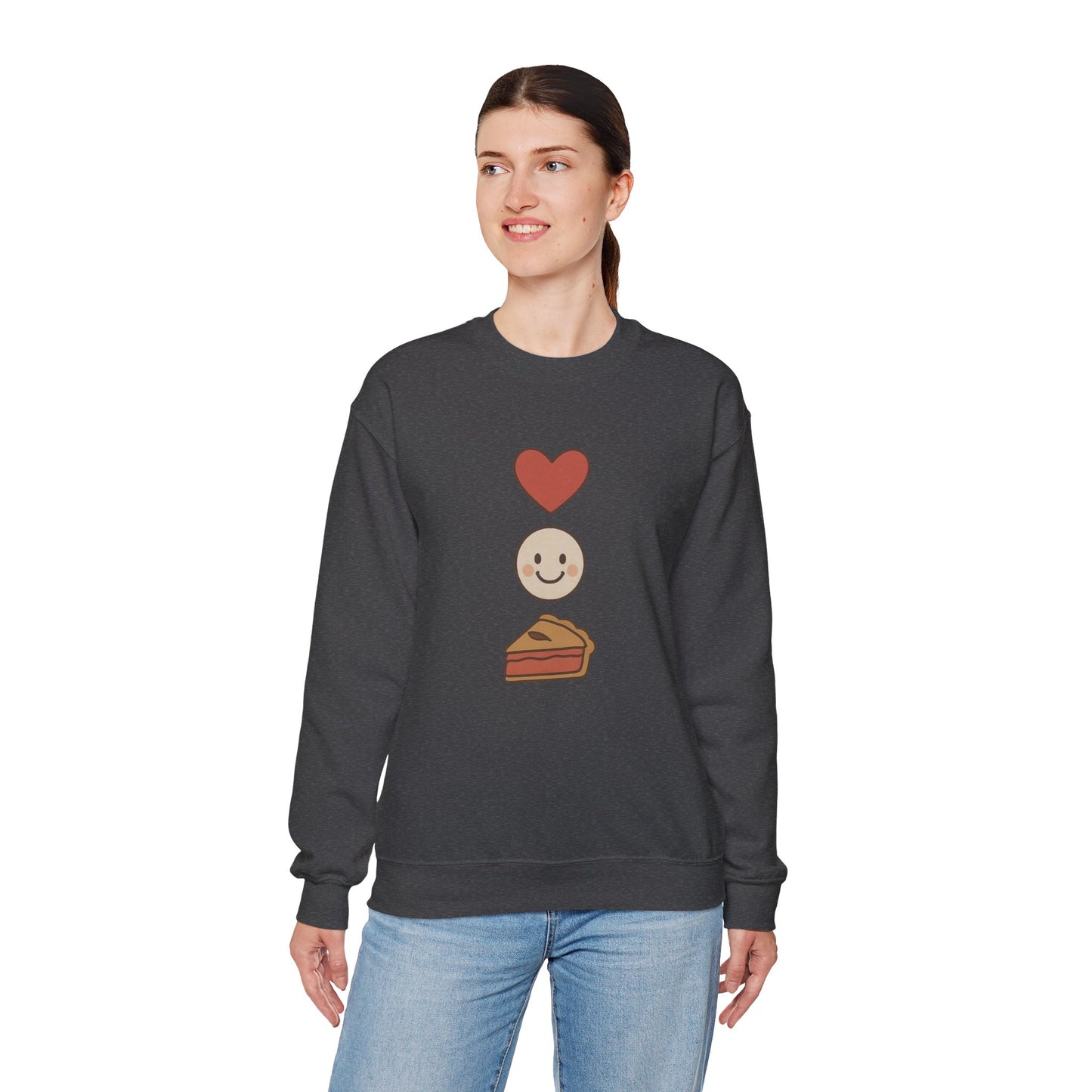 Thankful, Grateful, Stuffed Sweatshirt – Cozy Modern Thanksgiving Sweater